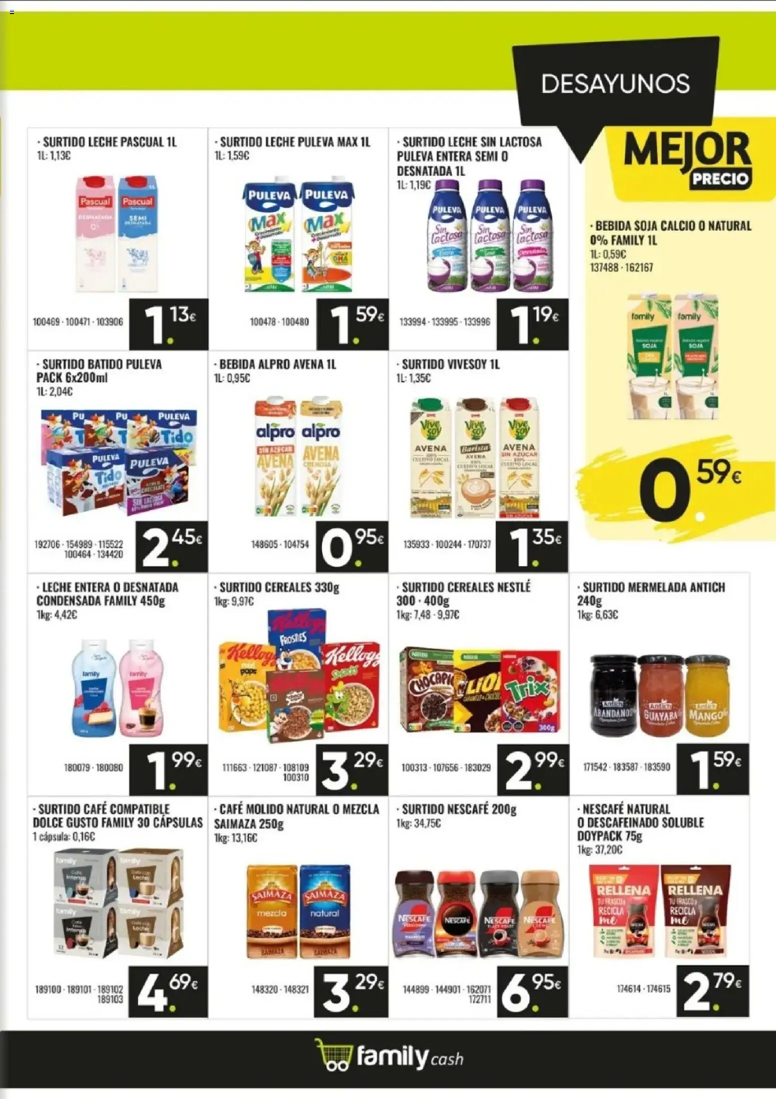 Family Cash folleto │ válido desde el 07/09/2026 | Página: 11 | Productos: Leche entera, Leche, Cereales, Mango