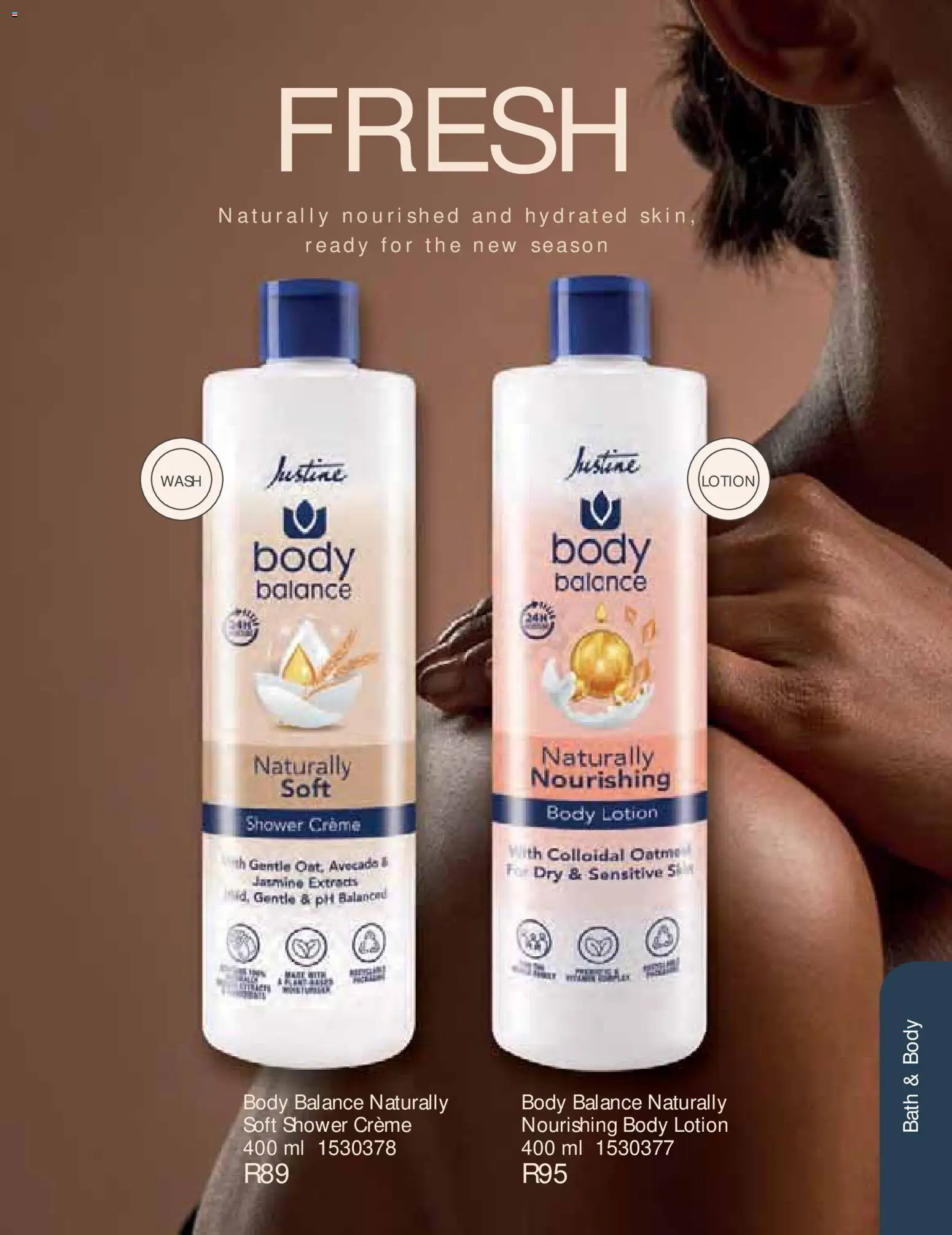 New Justine catalogue – valid from 01/08/2026 | Page: 100 | Products: Bath, Shower, Lotion