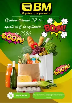 Vista previa BM Supermercados folleto válido desde el 28/08/2026