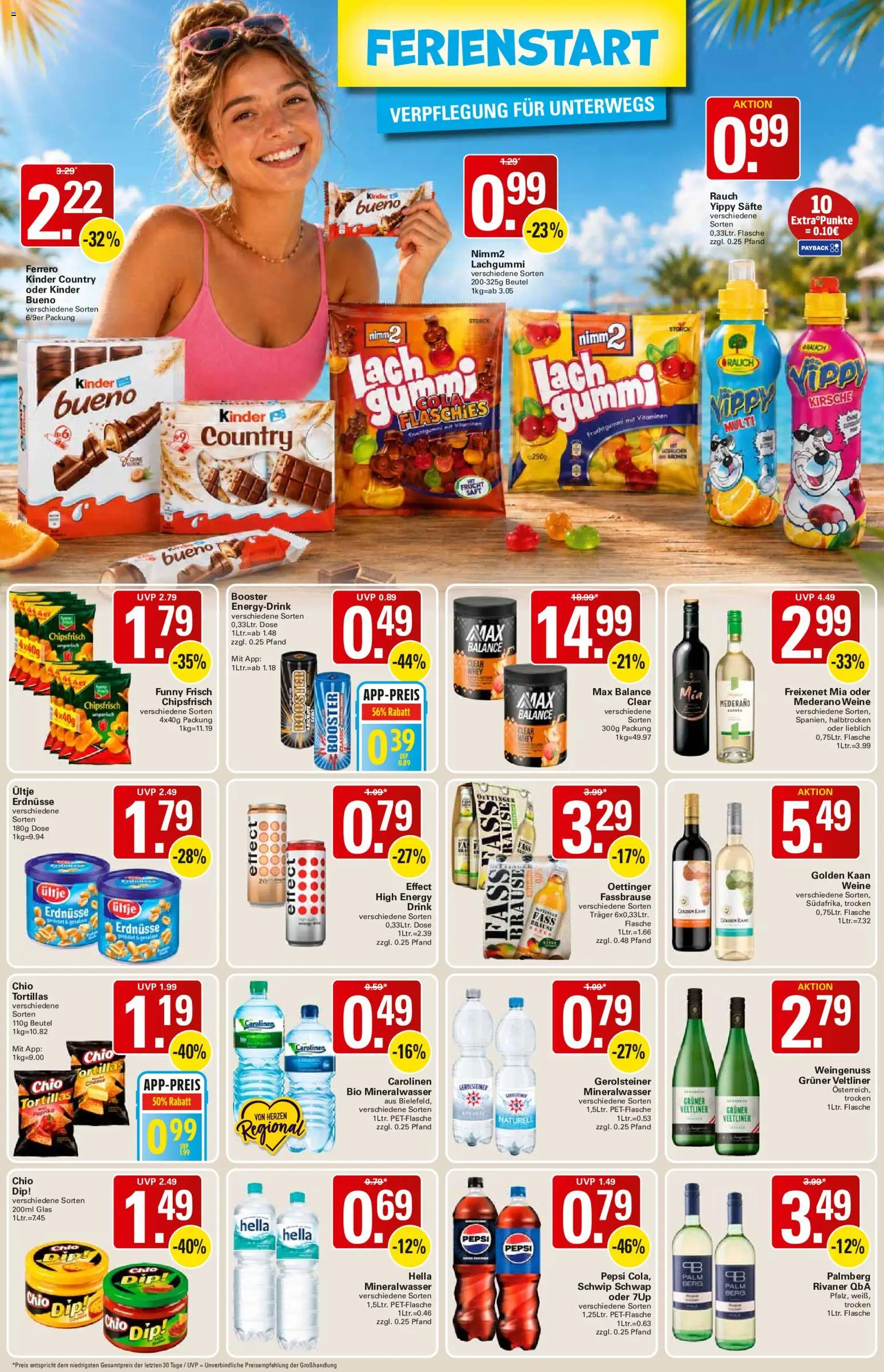 WEZ Prospekt – gültig ab 20.07.2026 | Seite: 12 | Produkte: Erdnüsse, Energy, Pepsi, Fassbrause
