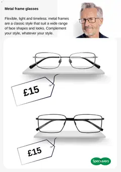 Preview of Specsavers  - Offers valid from 06/10/2026 | Page: 5 | Products: Suit, Glasses