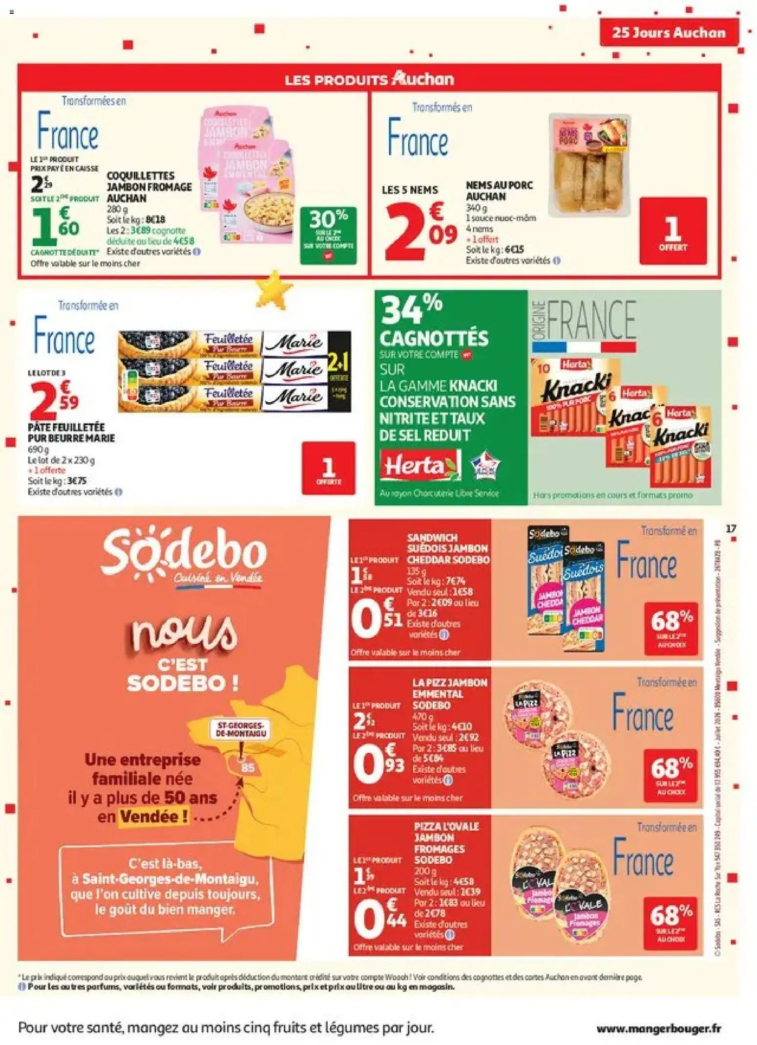 {H1} | Page: 17 | Produits: Beurre, Fromage, Jambon, Porc