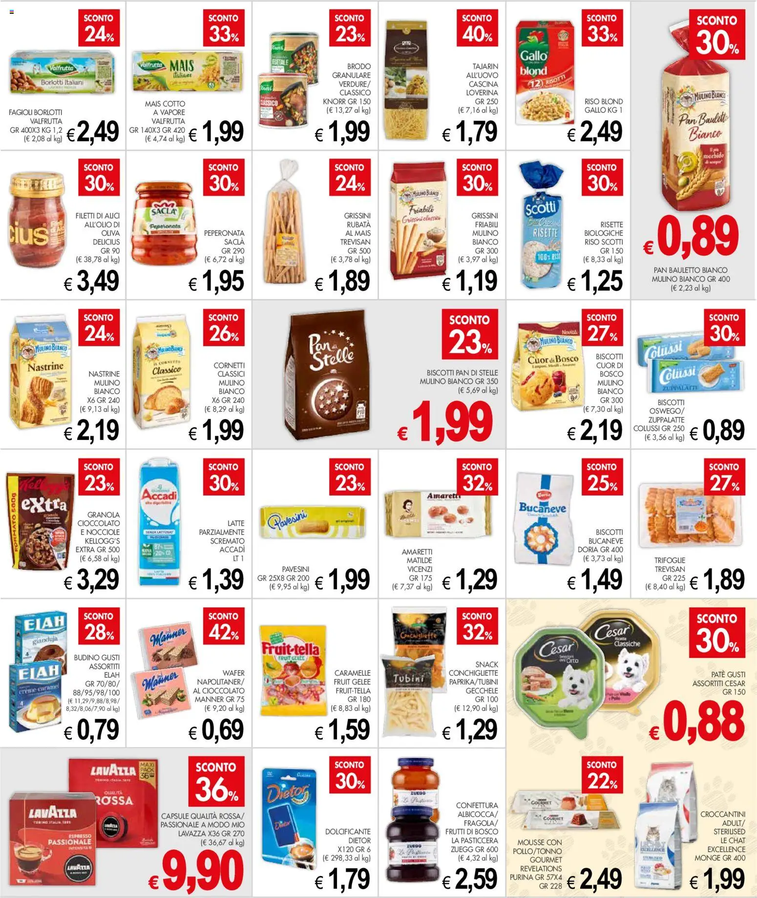 Volantino Presto Fresco del 31/08/2026 | Pagina: 7 | Prodotti: Cioccolato, Riso, Caramelle, Biscotti