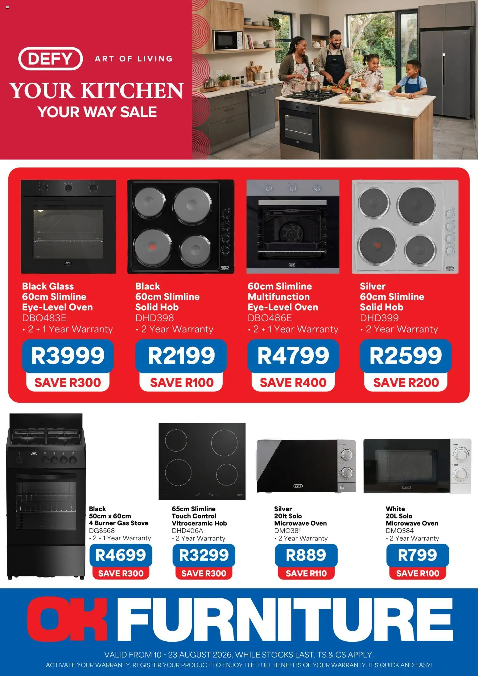 New OK Furniture catalogue – valid from 10/08/2026 | Page: 1