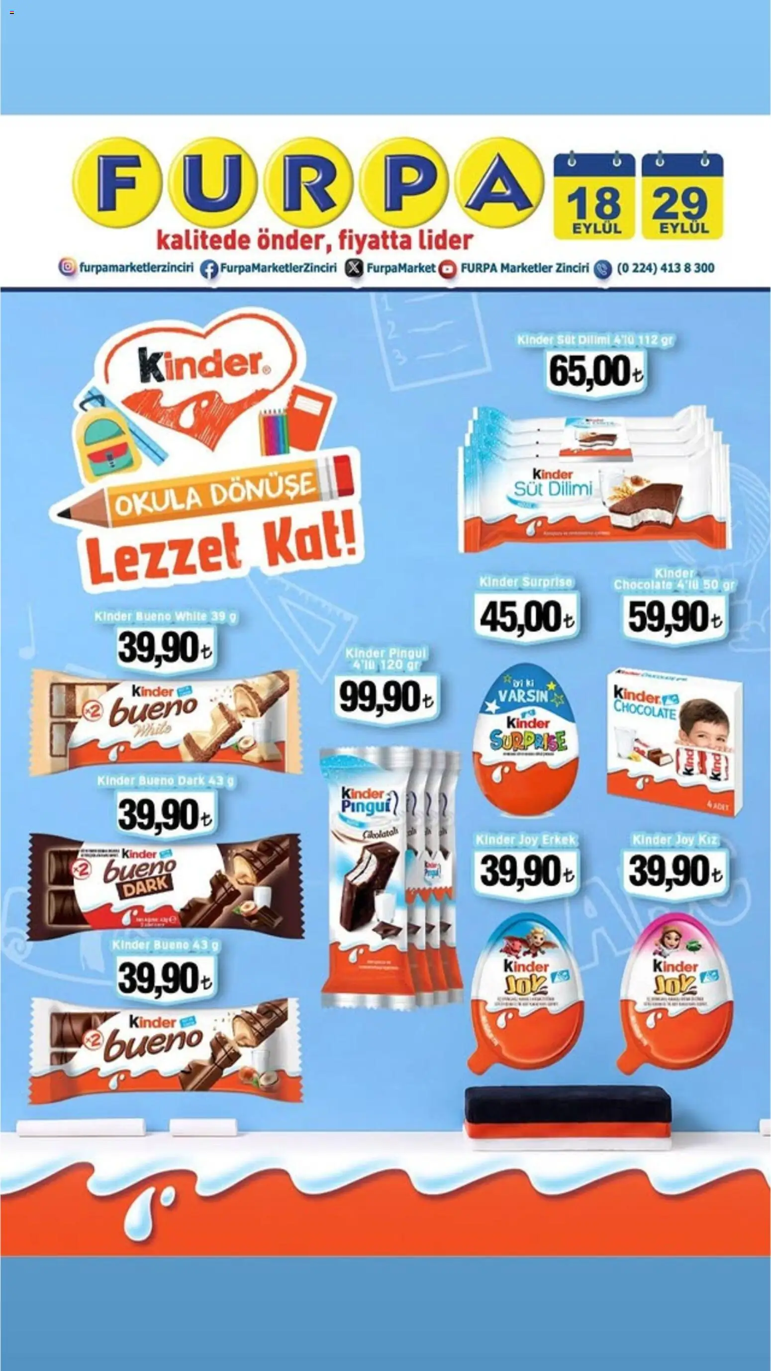 Furpa Katalog - 21 Eylül 2026 tarihinden itibaren geçerlidir | Sayfa: 3 | Ürünler: Süt