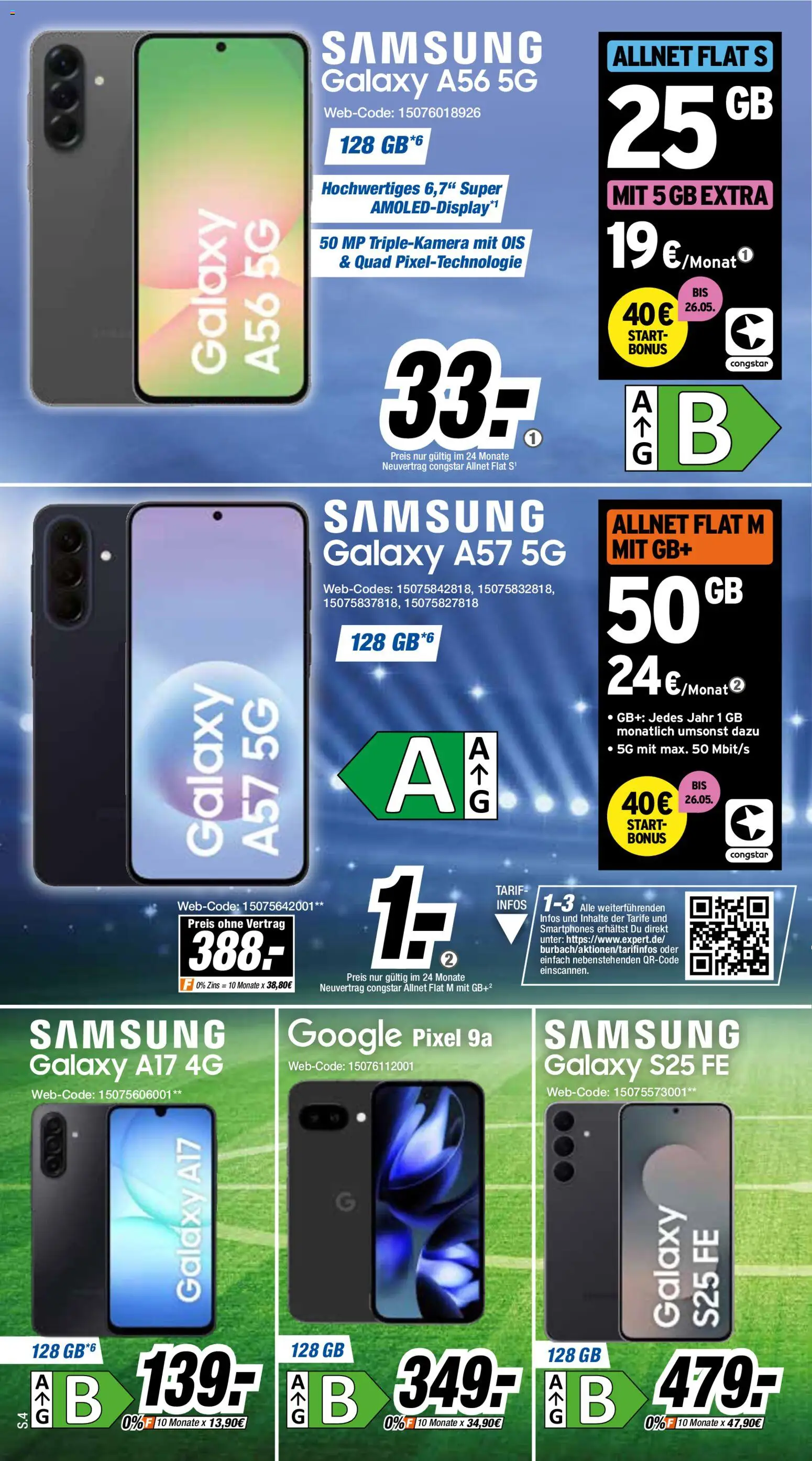 Expert  Aktuelle Beilage – gültig ab 11.05.2026 | Seite: 4 | Produkte: Samsung, Smartphones