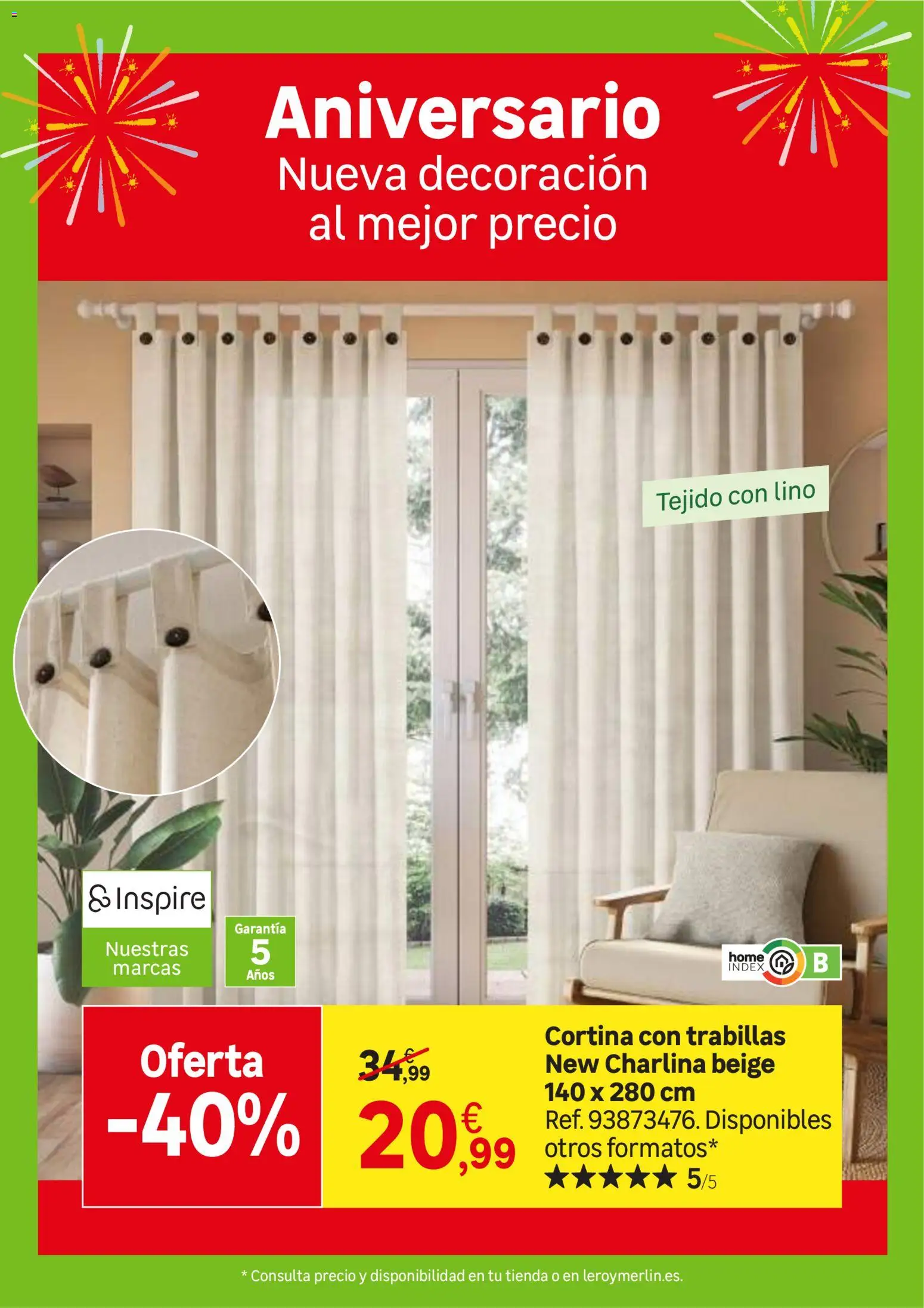 Leroy Merlin catálogo │ válido desde el 23/06/2026 | Página: 100 | Productos: Cortina