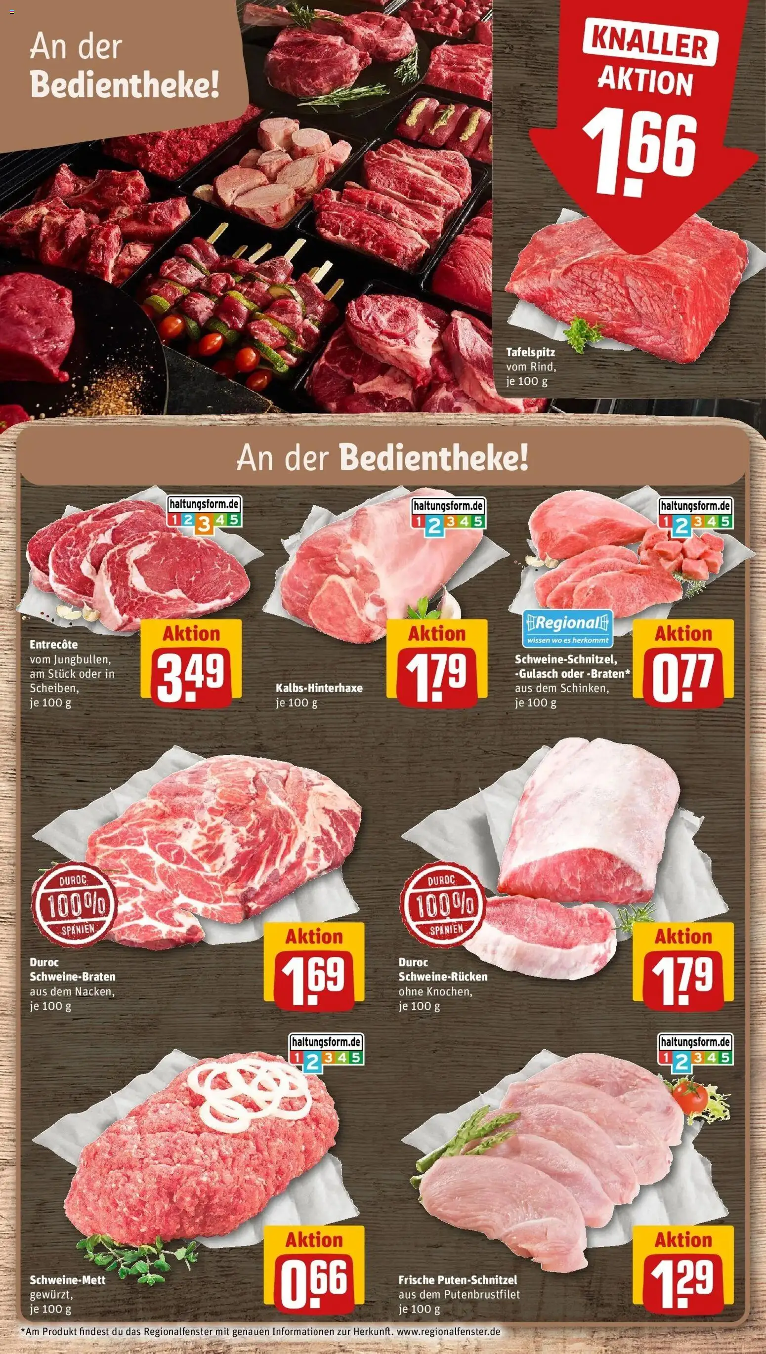 Rewe Prospekt Salzhemmendorf / Flecken – gültig ab 27.07.2026 | Seite: 8 | Produkte: Tafelspitz, Gulasch, Putenschnitzel, Schweinerucken