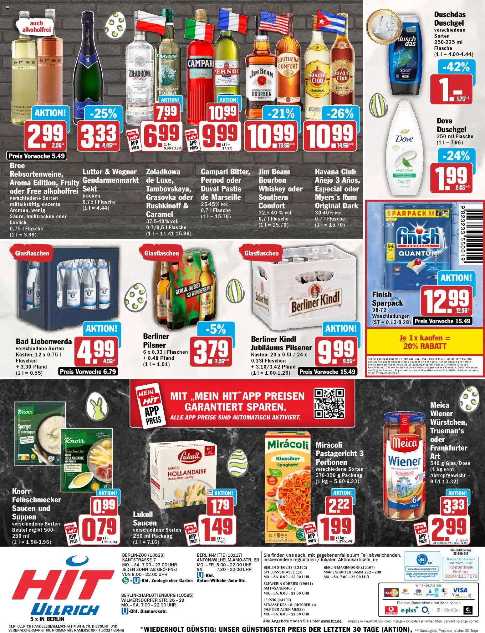 HIT Prospekt 	 – gültig ab 23.03.2026 | Seite: 4 | Produkte: Berliner, Jim beam, Bad, Knorr
