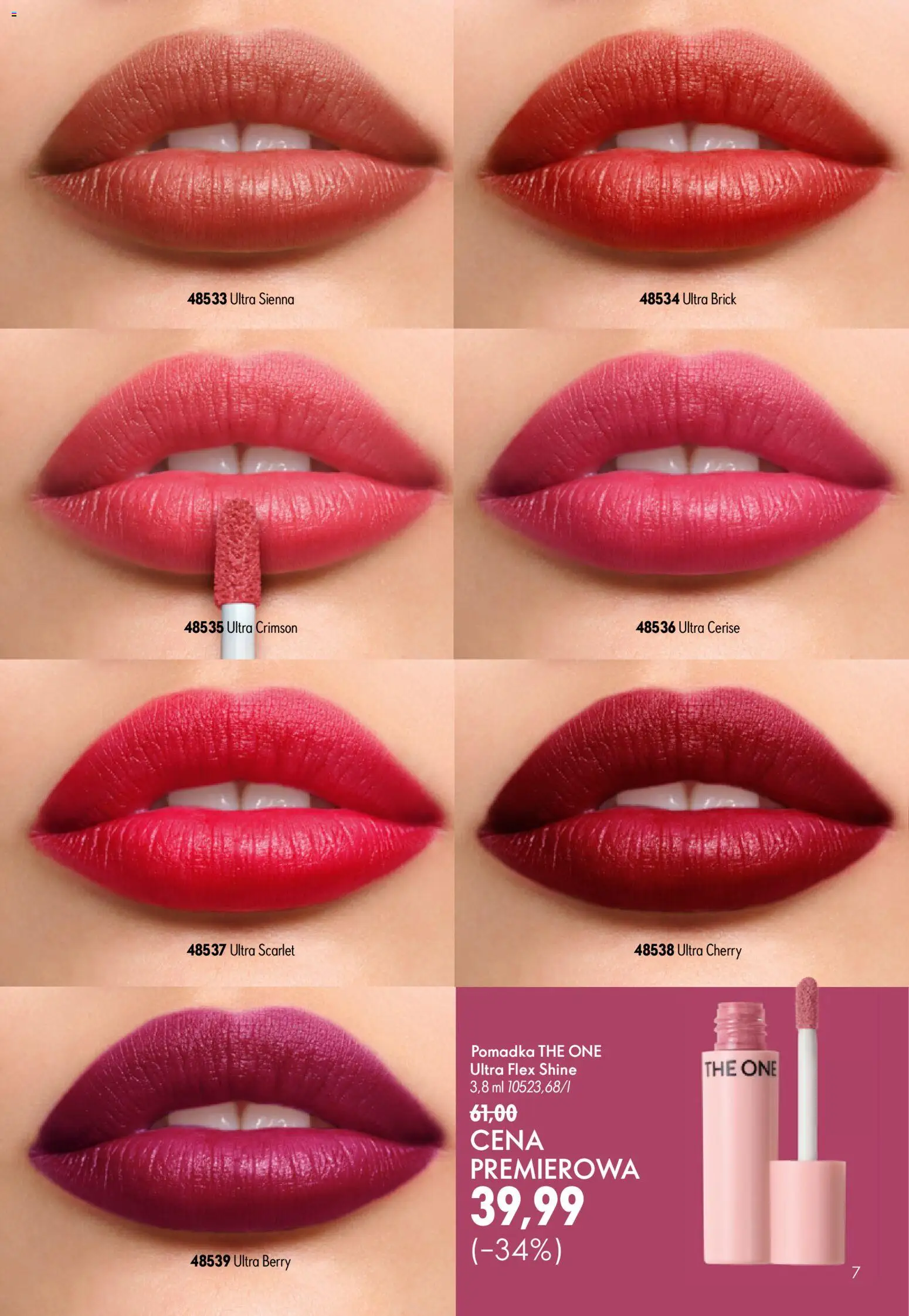 Oriflame Katalog 10 2026 od 08.07.2026 | Strona: 7 | Produkty: Pomadka