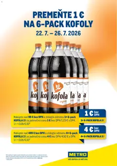 Metro leták platný od 22.07.2026