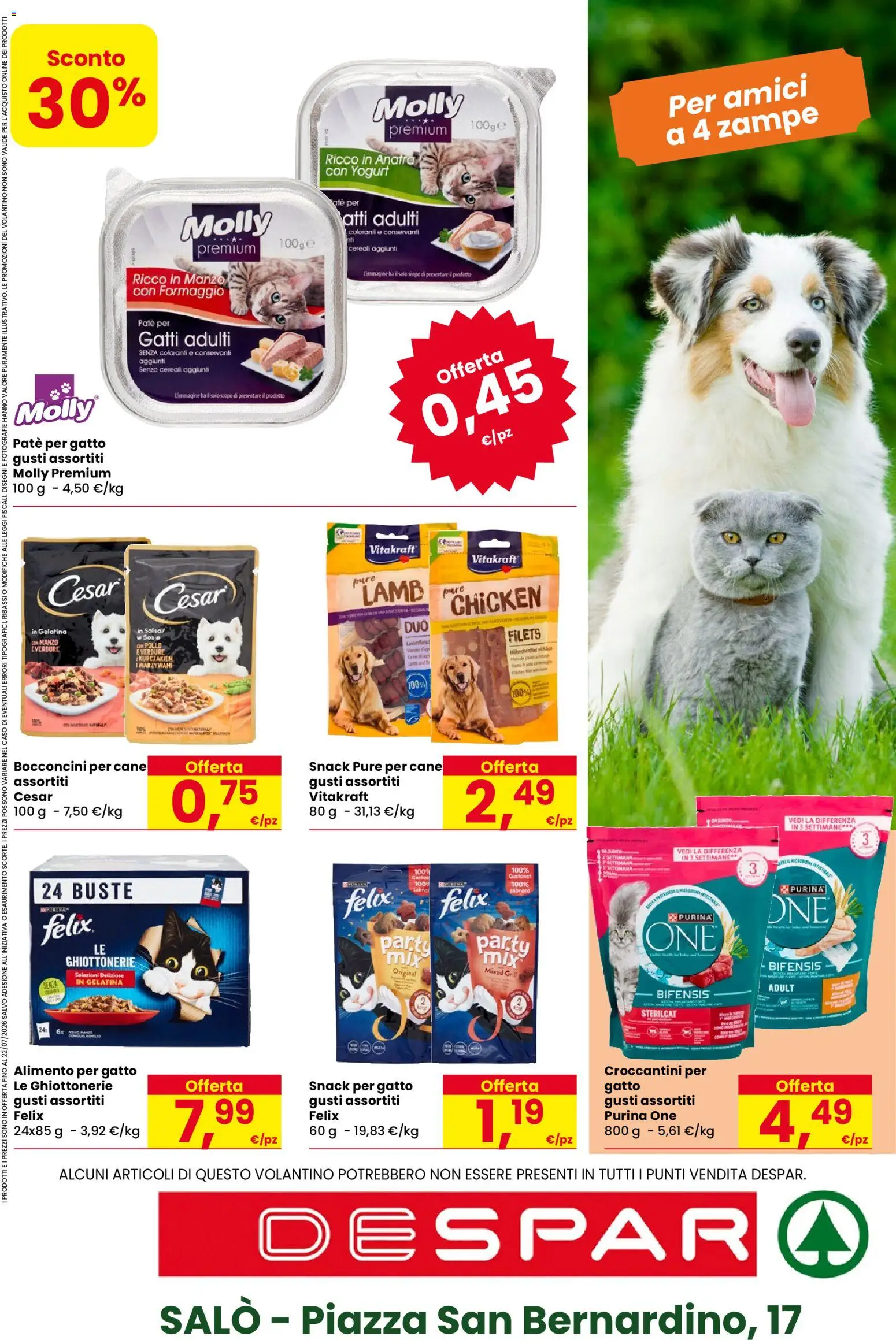 Volantino Despar del 09/07/2026 | Pagina: 16 | Prodotti: Yogurt, Pollo, Manzo, Formaggio