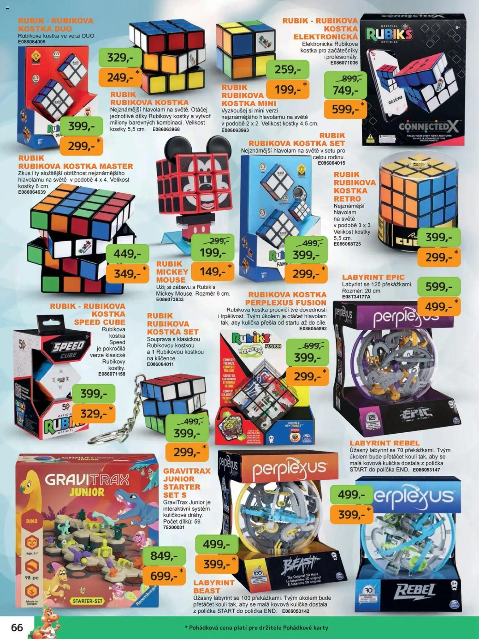 Dráčik katalog - Vánoce od 08.10.2026 | Strana: 66 | Produkty: Polička, PC, Hlavolam, Karty