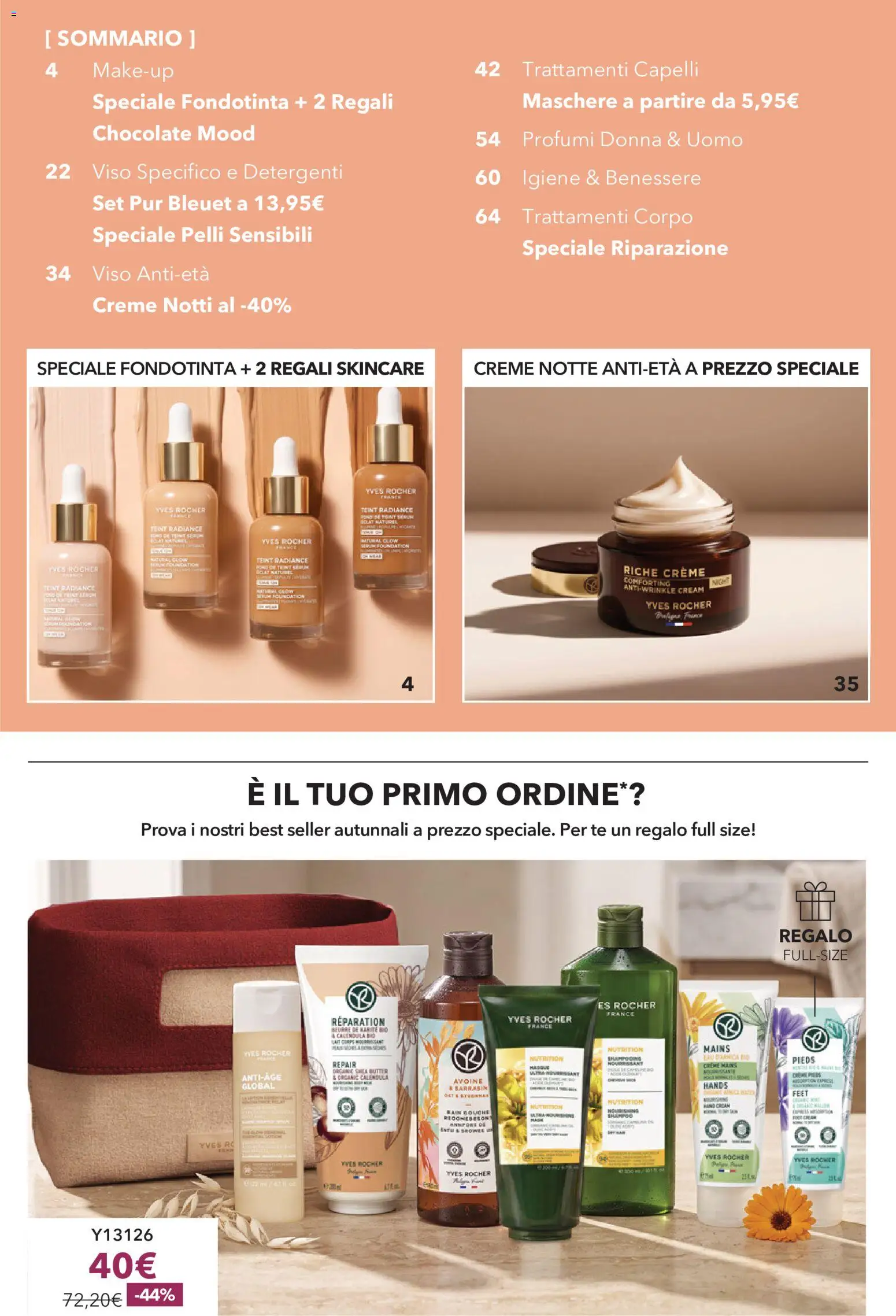 Volantino Yves Rocher del 20/10/2026 | Pagina: 2 | Prodotti: Fondotinta, Tè, Maschere, Profumi