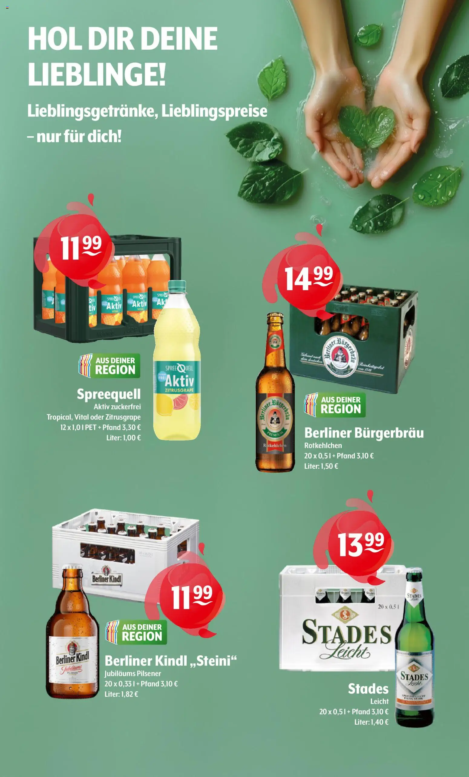 Trink und Spare Prospekt – gültig ab 15.06.2026 | Seite: 9 | Produkte: Berliner