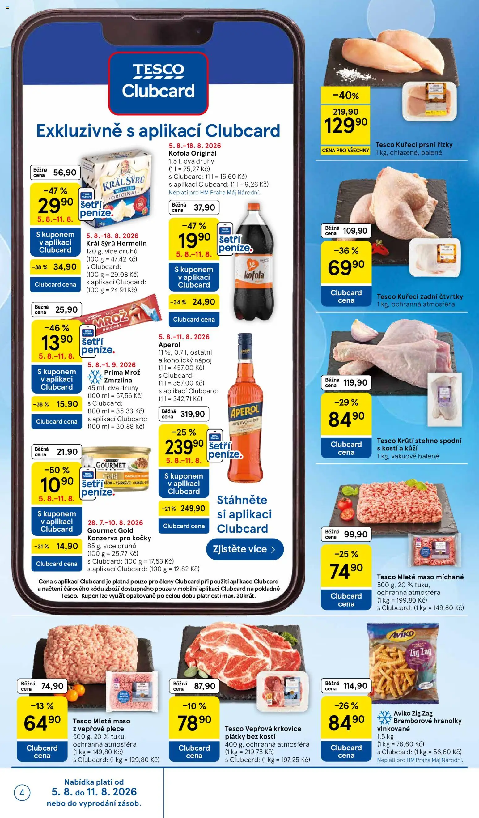 Tesco leták - Hypermarket od 05.08.2026 | Strana: 4