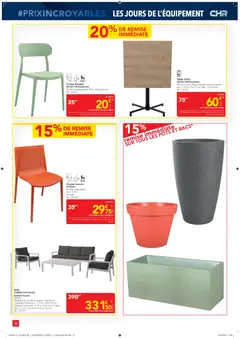METRO - Prévisualisation de METRO Prix Incroyables CHR valide à partir de 26.03.2026 | Page: 32 | Produits: Plateau, Fauteuil, Mange debout, Table