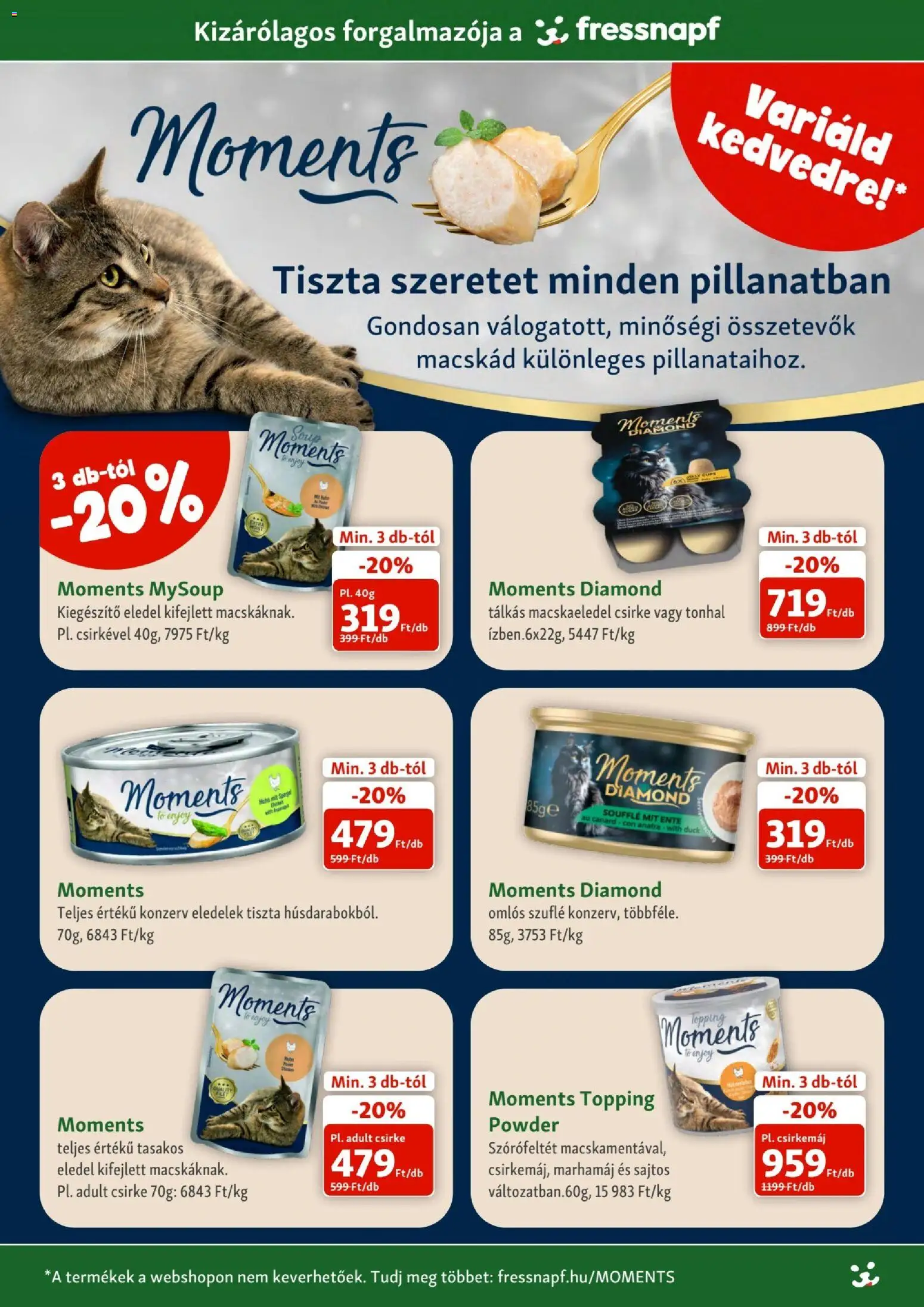 Fressnapf akciós ujság - amely érvényes a következő dátumtól: 2026.08.06. | Oldal: 5 | Termékek: Tonhal, Macskaeledel, Csirkemáj