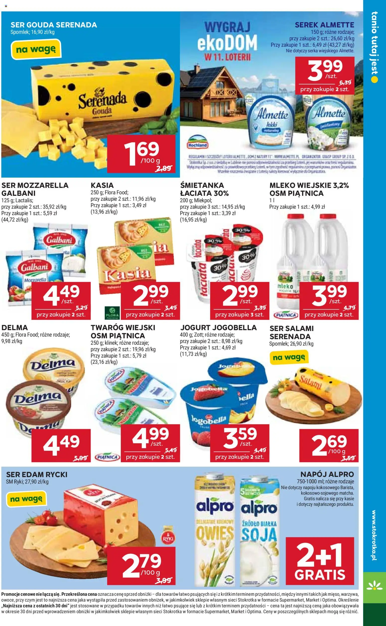 Stokrotka gazetka od 20.08.2026 | Strona: 19 | Produkty: Alpro, Stokrotka, Almette, Mleko