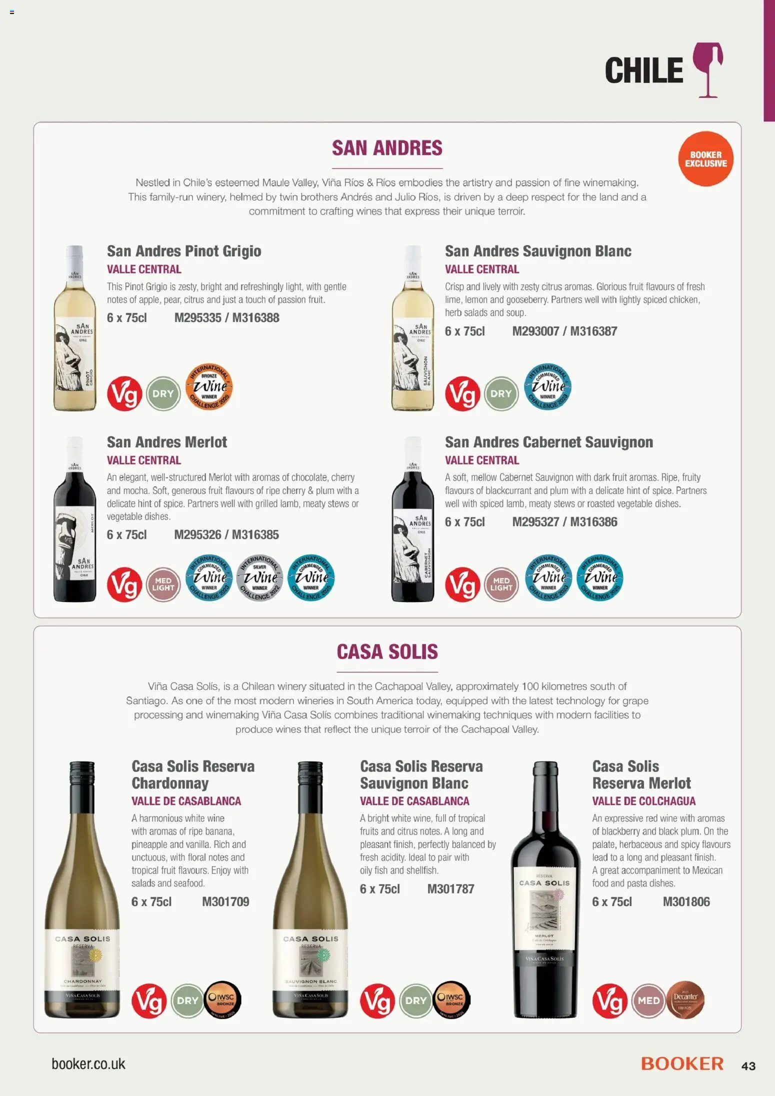 {H1} | Page: 43 | Products: Wine, Fish, Pasta, Lemon