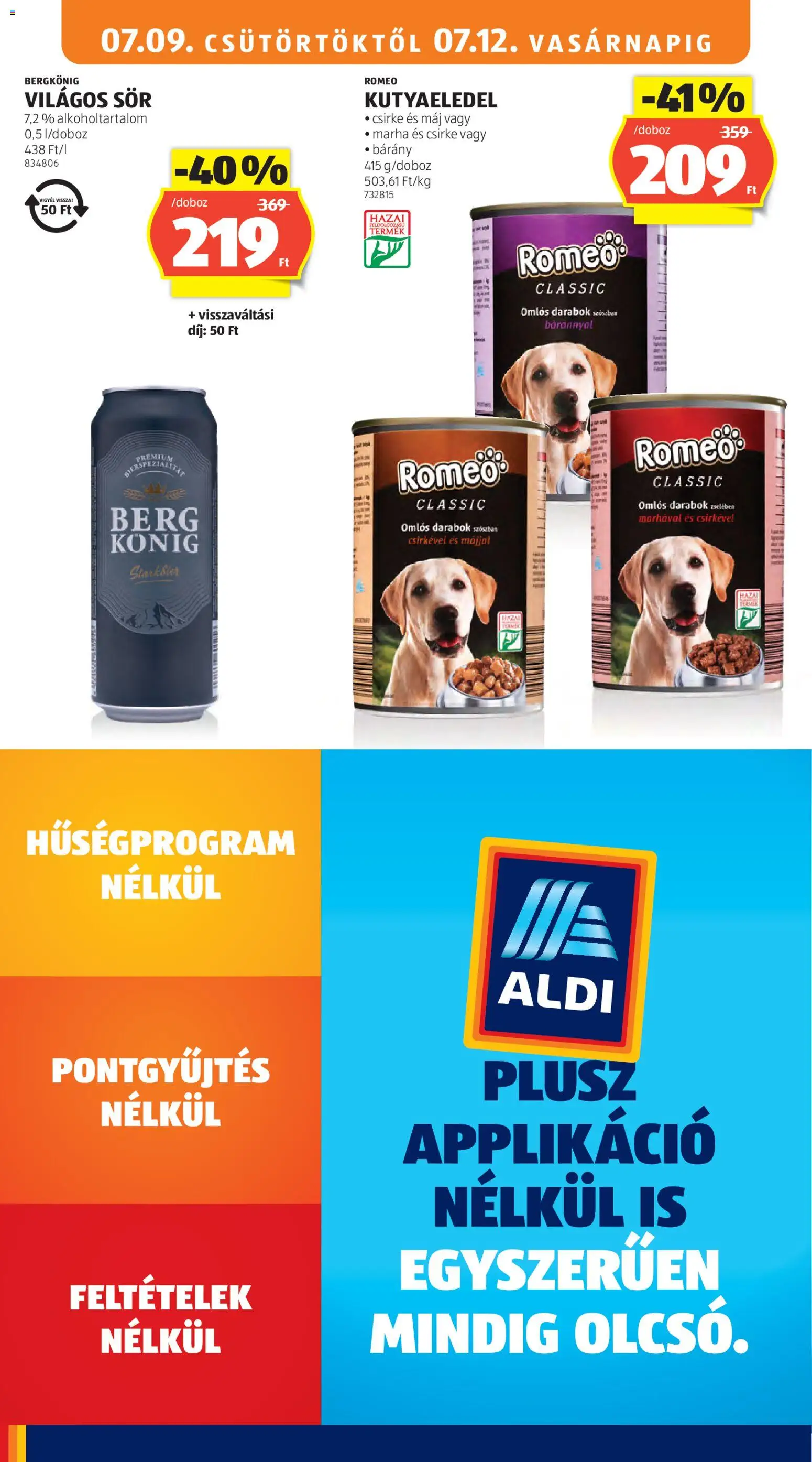 Aldi akciós ujság - amely érvényes a következő dátumtól: 2026.07.09. | Oldal: 20