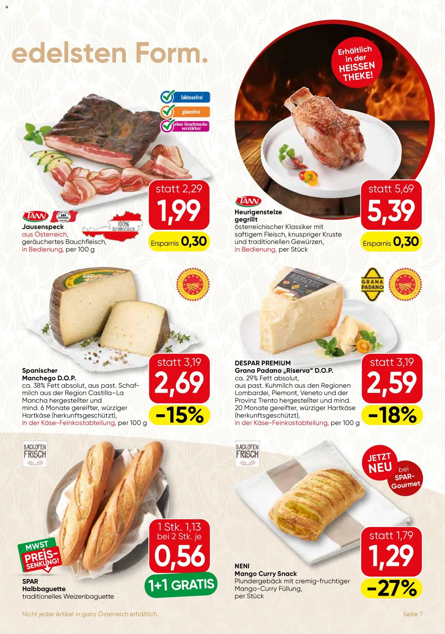SPAR Gourmet Flugblatt gültig ab 27.08.2026 | Seite: 7