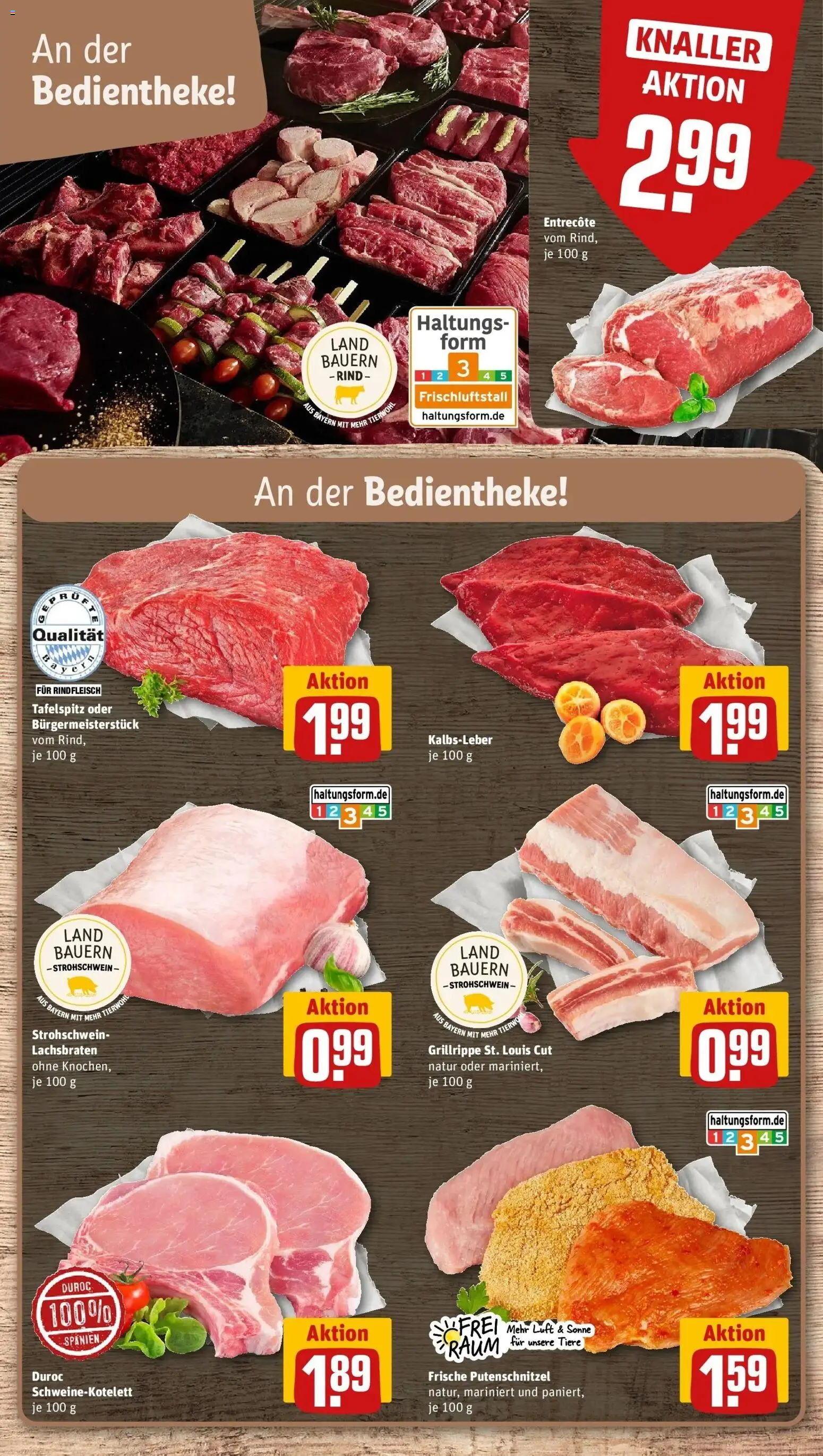 Rewe Prospekt Röthenbach A.d.Pegnitz – gültig ab 27.07.2026 | Seite: 8 | Produkte: Tafelspitz, Entrecote, Kalbsleber, Rindfleisch