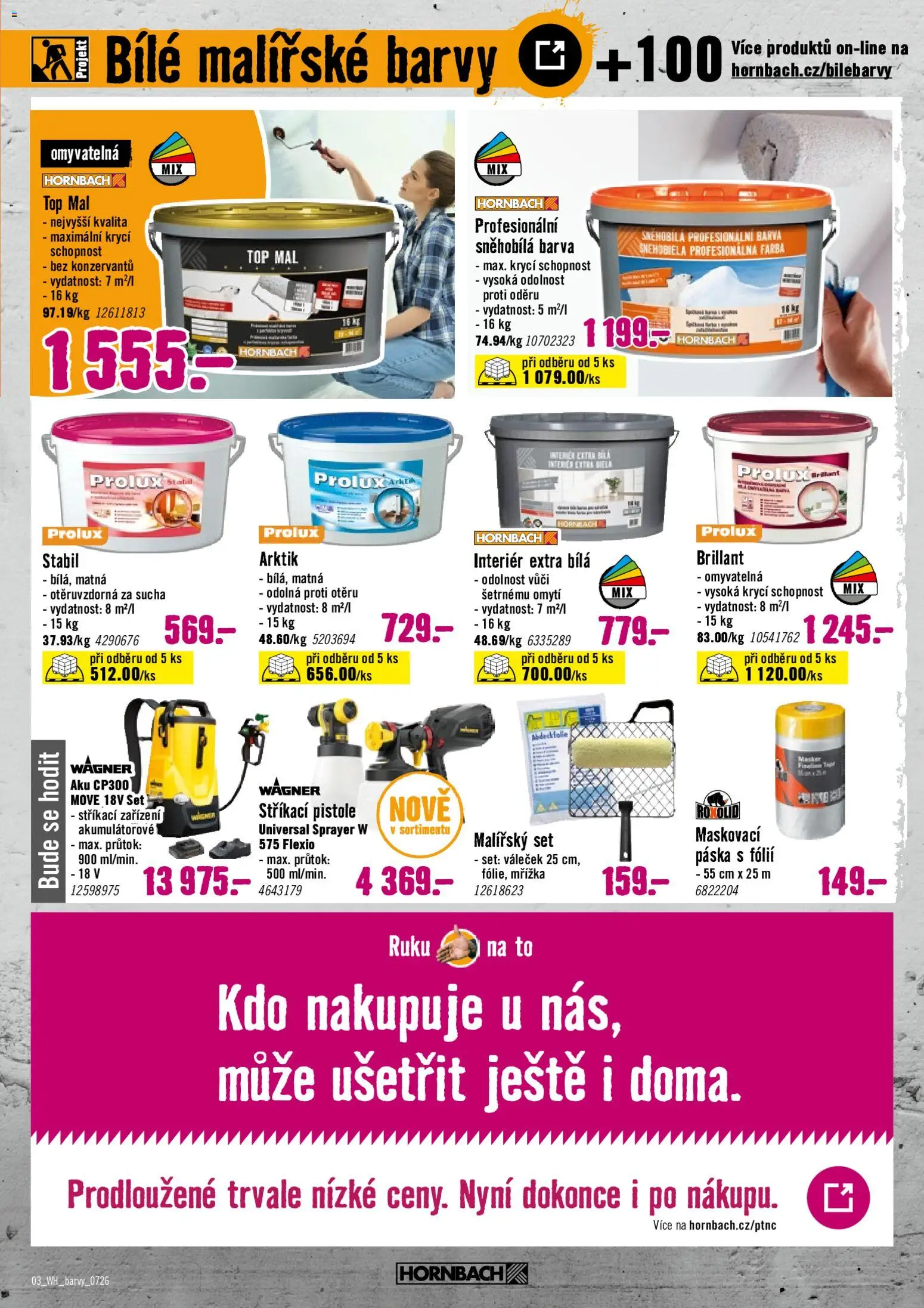 HORNBACH leták - Míchání barev od 29.07.2026 | Strana: 3 | Produkty: Váleček, Barvy