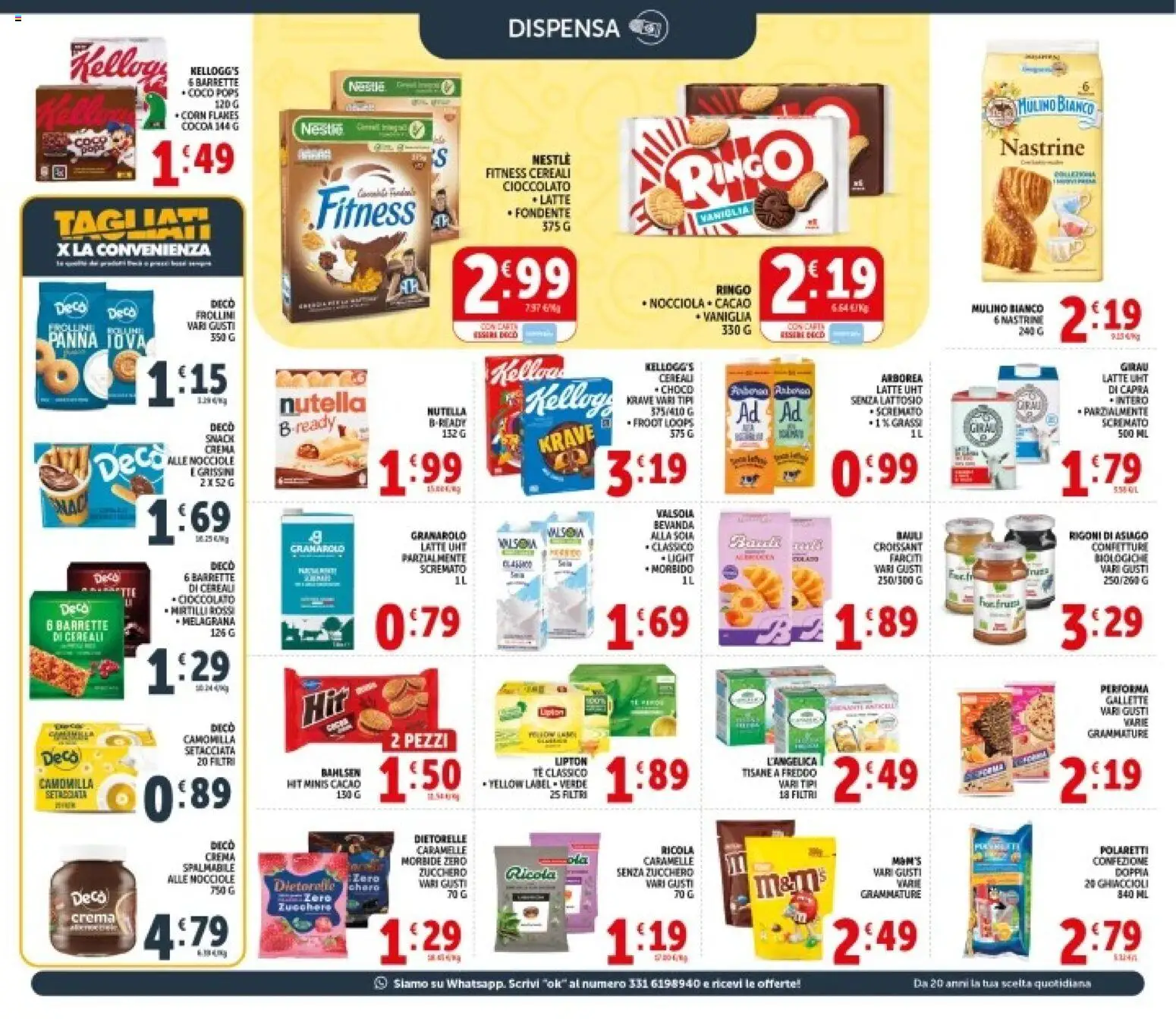 Volantino Decò del 11.06.2026 | Pagina: 11 | Prodotti: Tè, Cereali, Latte, Nocciole