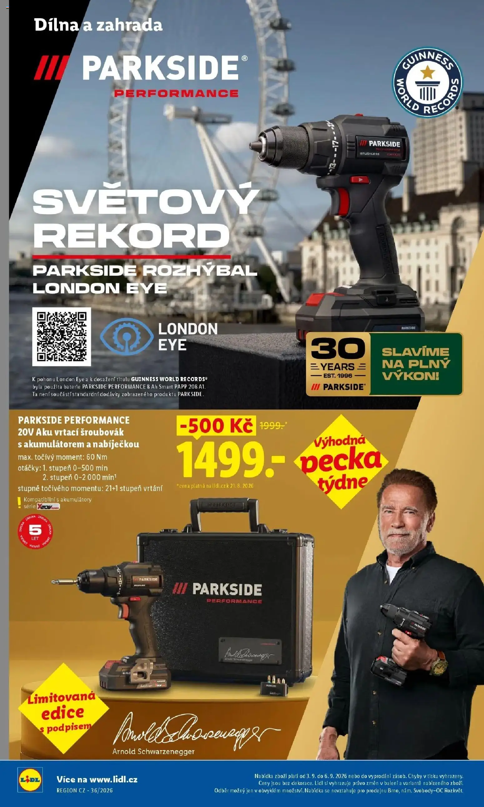 Lidl leták od 31.08.2026 - Nový akční leták | Strana: 22 | Produkty: Parkside, Zahrada, Šroubovák, Guinness