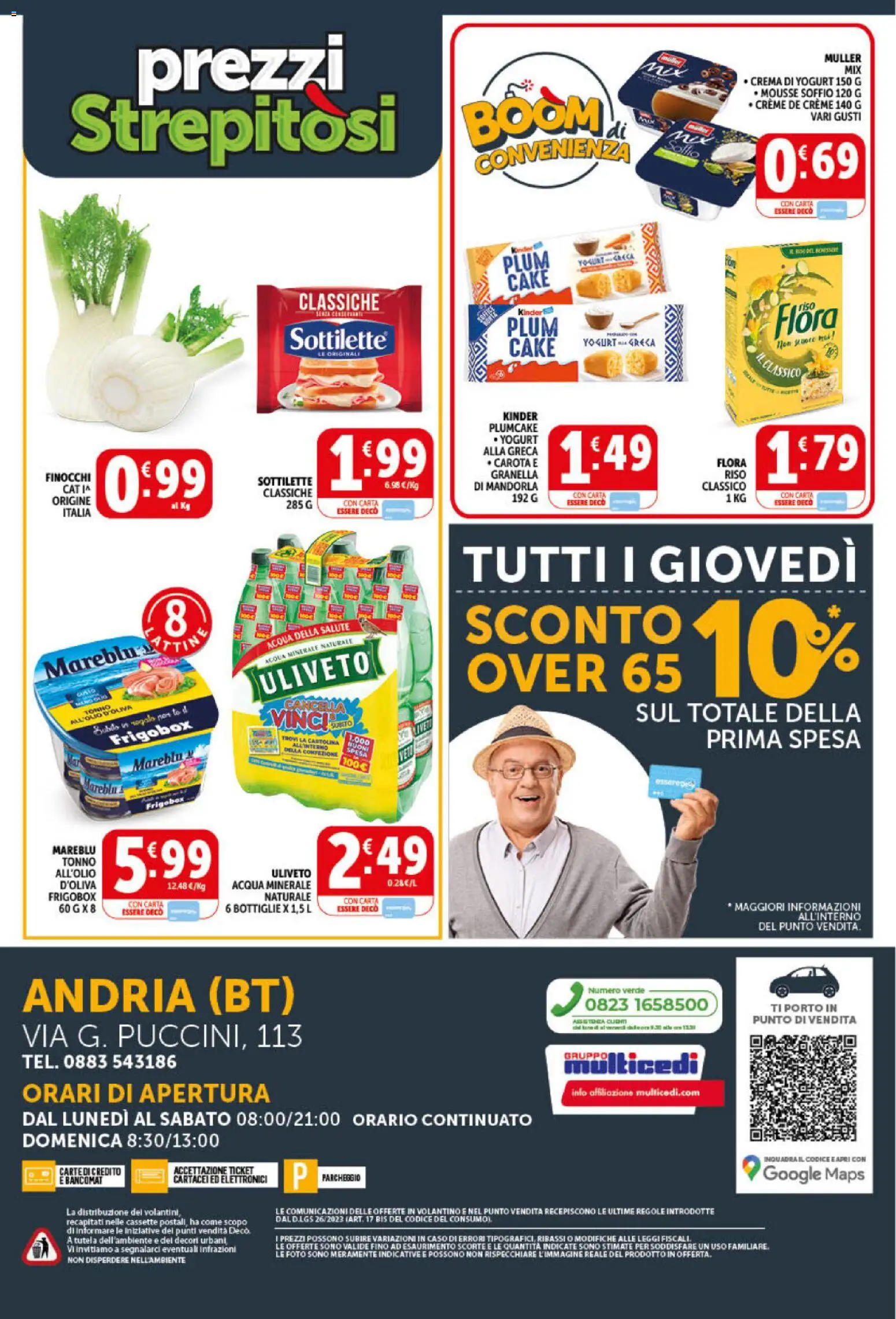 Volantino Decò del 20.05.2026 | Pagina: 20 | Prodotti: Riso, Acqua, Finocchi, Plumcake
