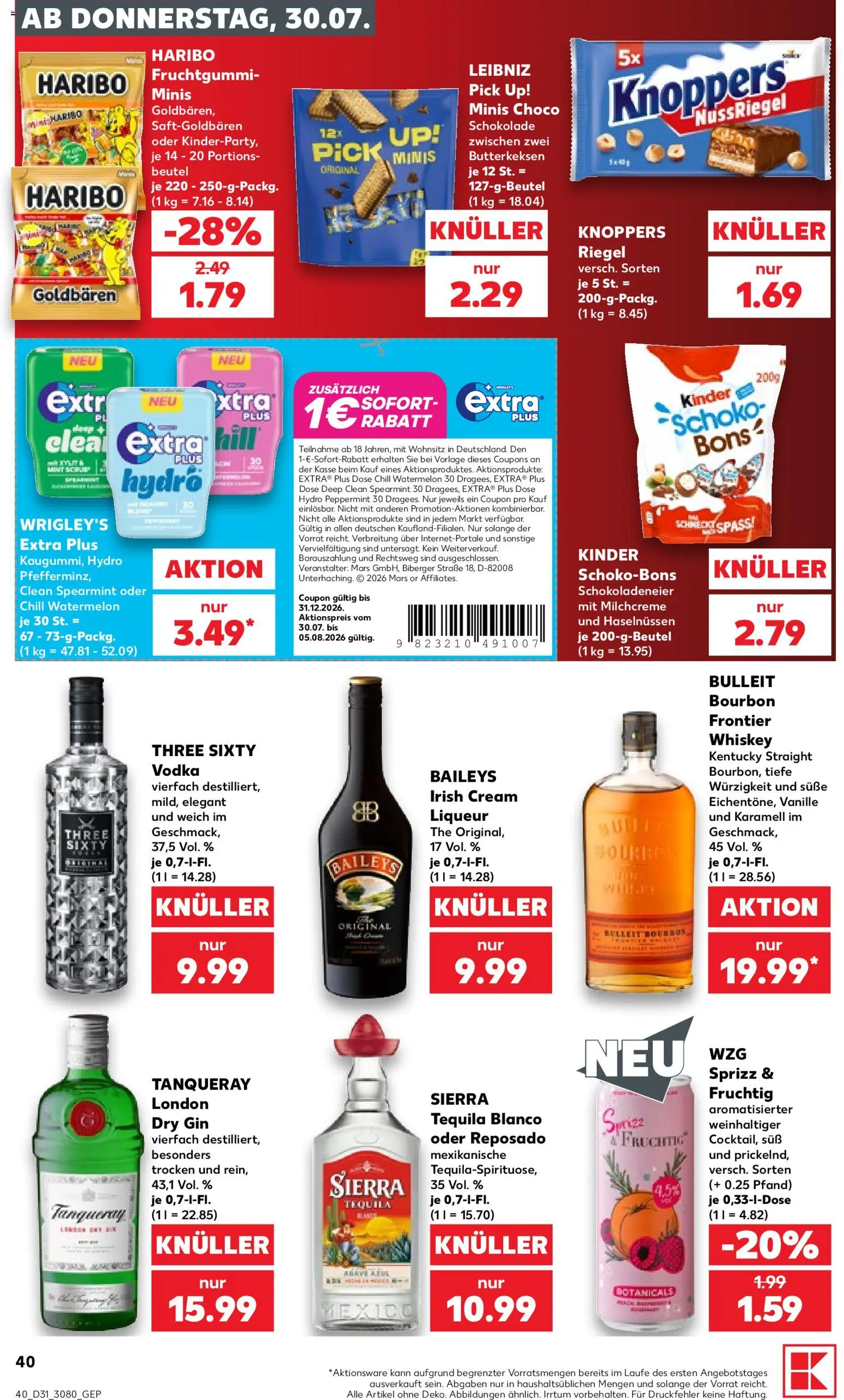 {H1} | Pagina: 40 | Producten: Bourbon, Vanille, Kinder, Baileys