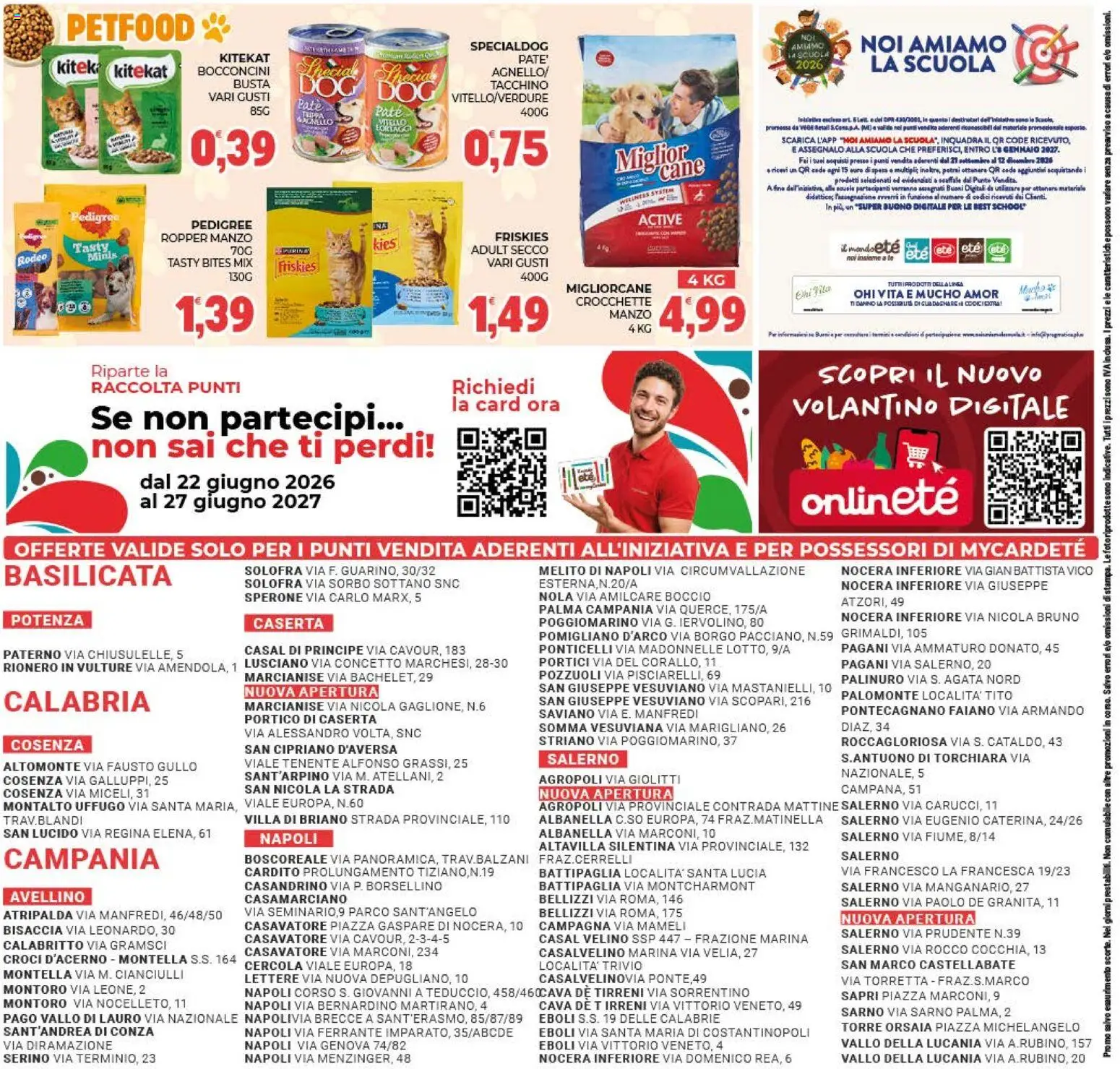 Volantino Eté del 02/10/2026 | Pagina: 24 | Prodotti: Manzo, Tacchino, Crocchette, Scaffale