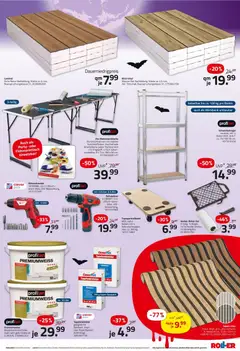 Roller Prospekt ab 27.09.2026 gültig | Seite: 15 | Produkte: Akkuschrauber, Bilder, Schwerlastregal