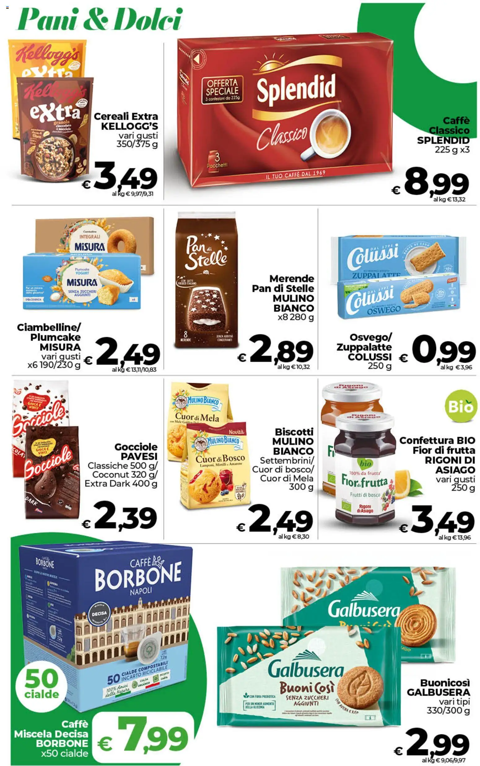 Volantino COOP del 21/08/2026 | Pagina: 23 | Prodotti: Caffè, Mele, Riso, Biscotti