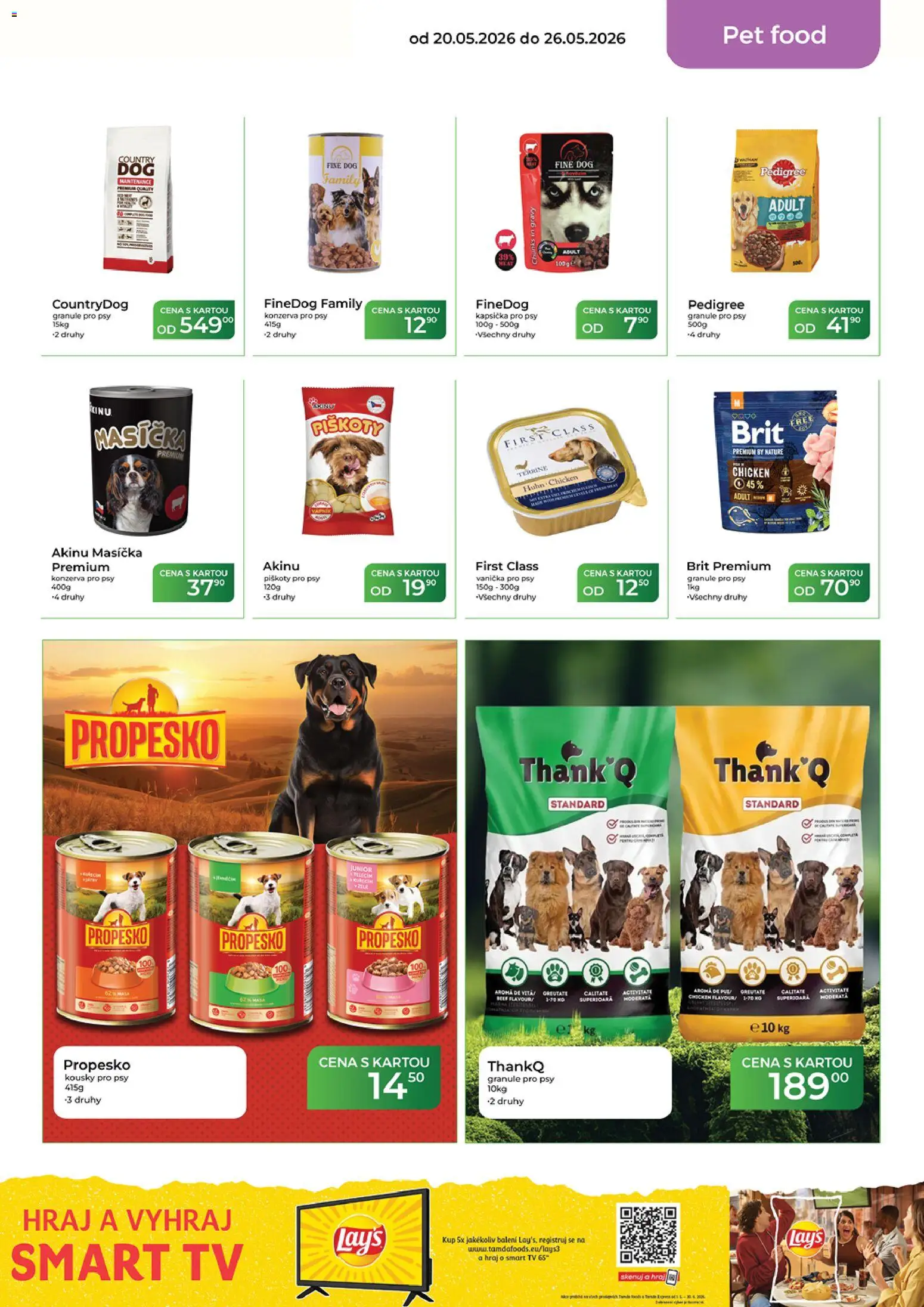 Tamda Foods leták od 20.05.2026 | Strana: 49 | Produkty: Propesko, Piškoty, Konzerva pro psy, Lay's