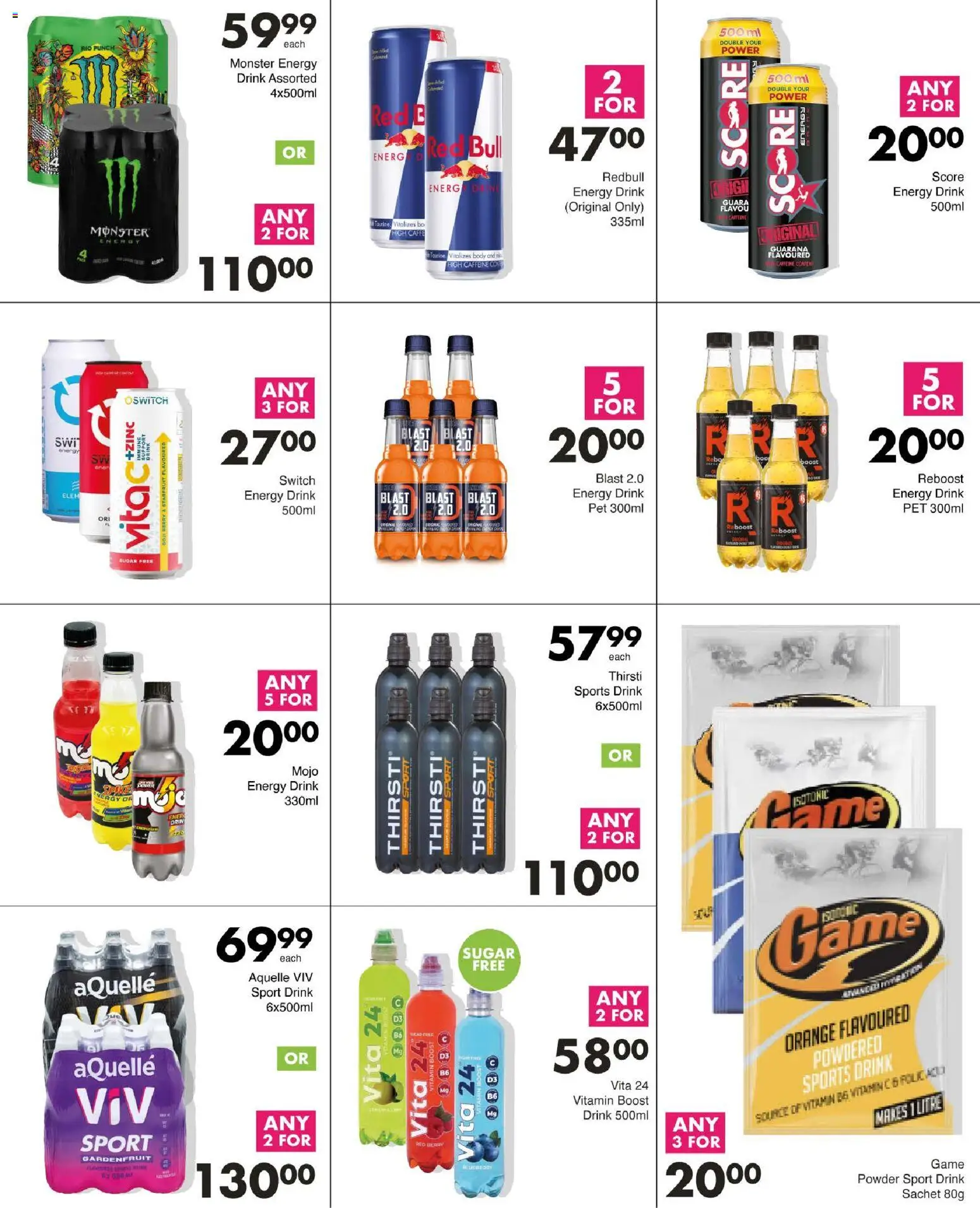 New Save catalogue – valid from 13/08/2026 | Page: 51 | Products: Powder, Energy drink, Sugar, Sports drink