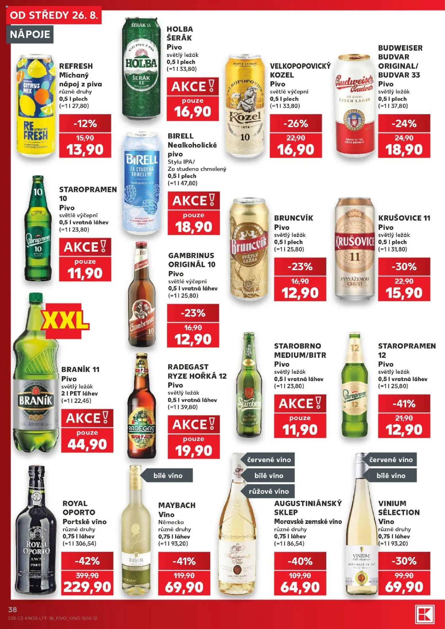 Kaufland leták - Praha 4 od 26.08.2026 | Strana: 38