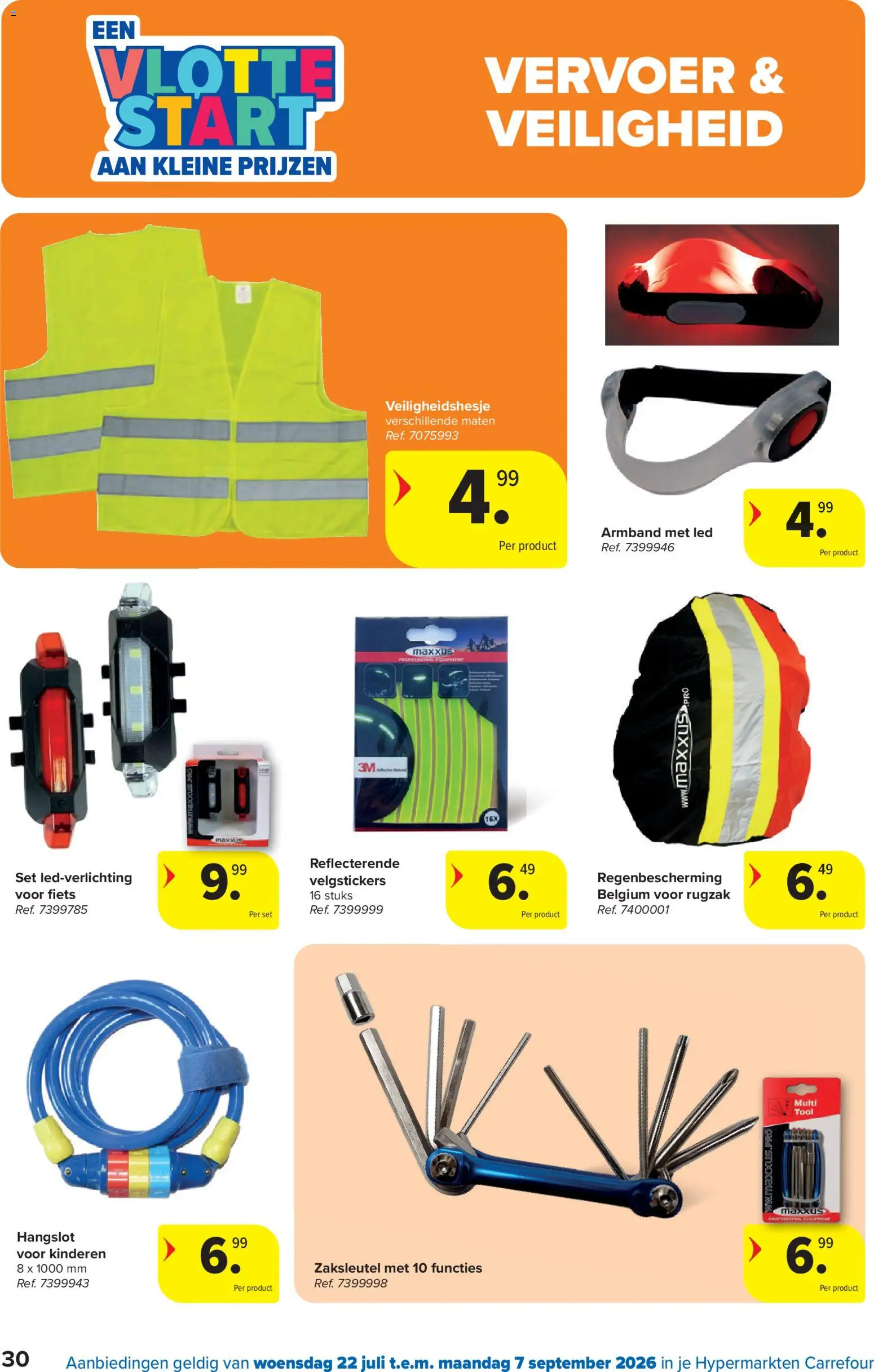 {H1} | Pagina: 30 | Producten: Rugzak, Stickers, Vest