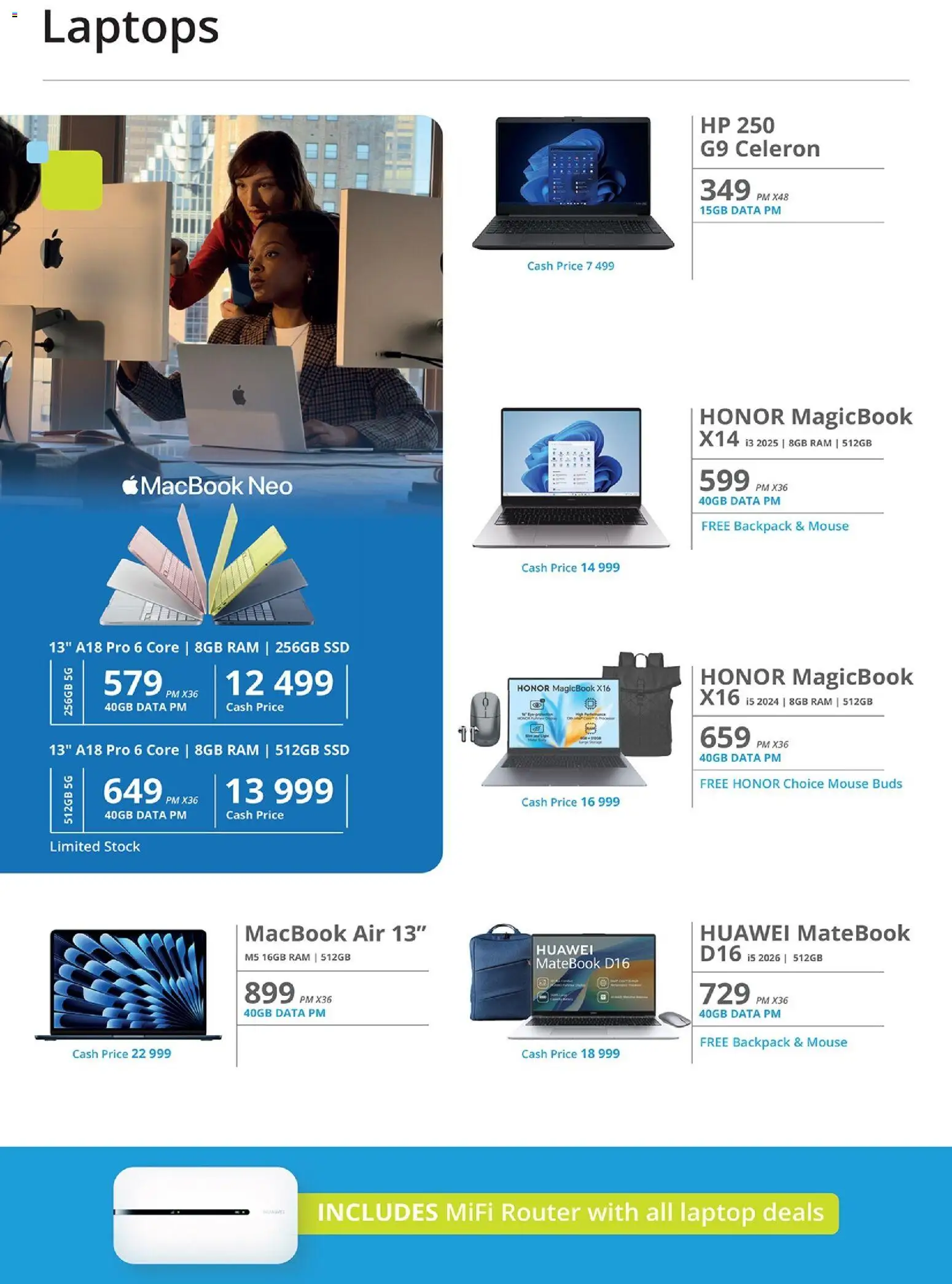 New Cellucity catalogue – valid from 09.06.2026 | Page: 40 | Products: Data, Backpack, Laptop, Stock