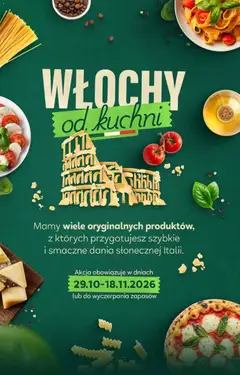 Pogląd oferty "Stokrotka gazetka - Włochy od kuchni" - ważna od 29.10.2026