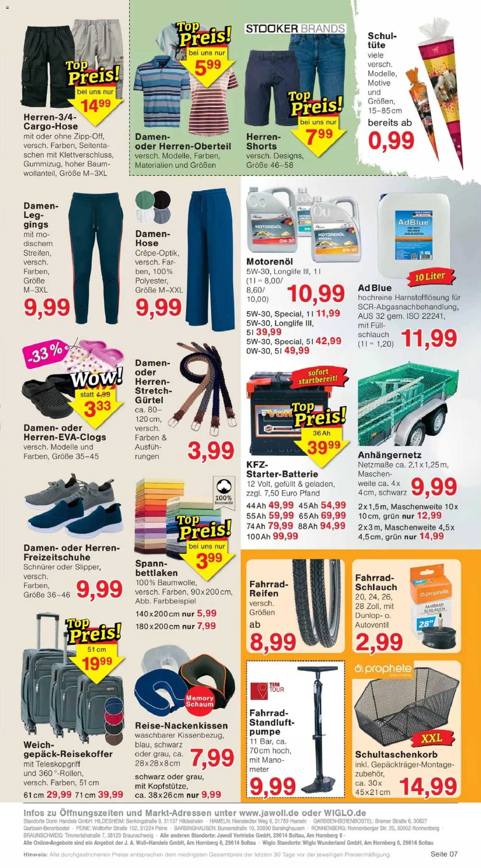 Jawoll Prospekt – gültig ab 03.08.2026 | Seite: 11 | Produkte: Cargohose, Hose, Gürtel