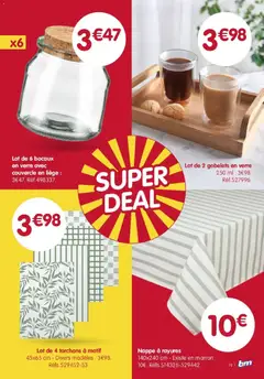 B&M - Prévisualisation de B&M Super Deal valide à partir de 24/06/2026 | Page: 19 | Produits: Nappe