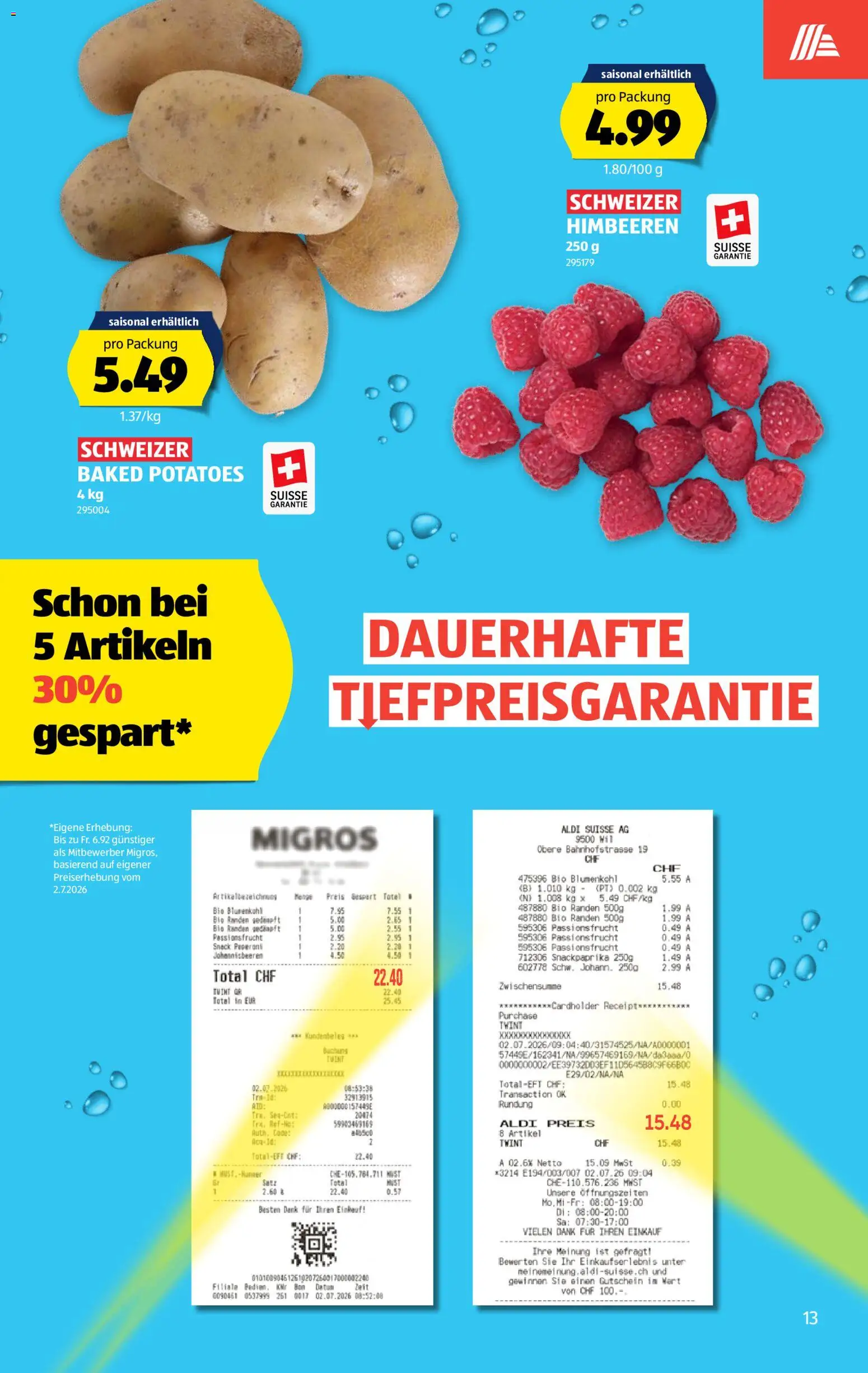 Aldi aktionen – gültig ab 30.07.2026 | Seite: 13 | Produkte: Blumenkohl