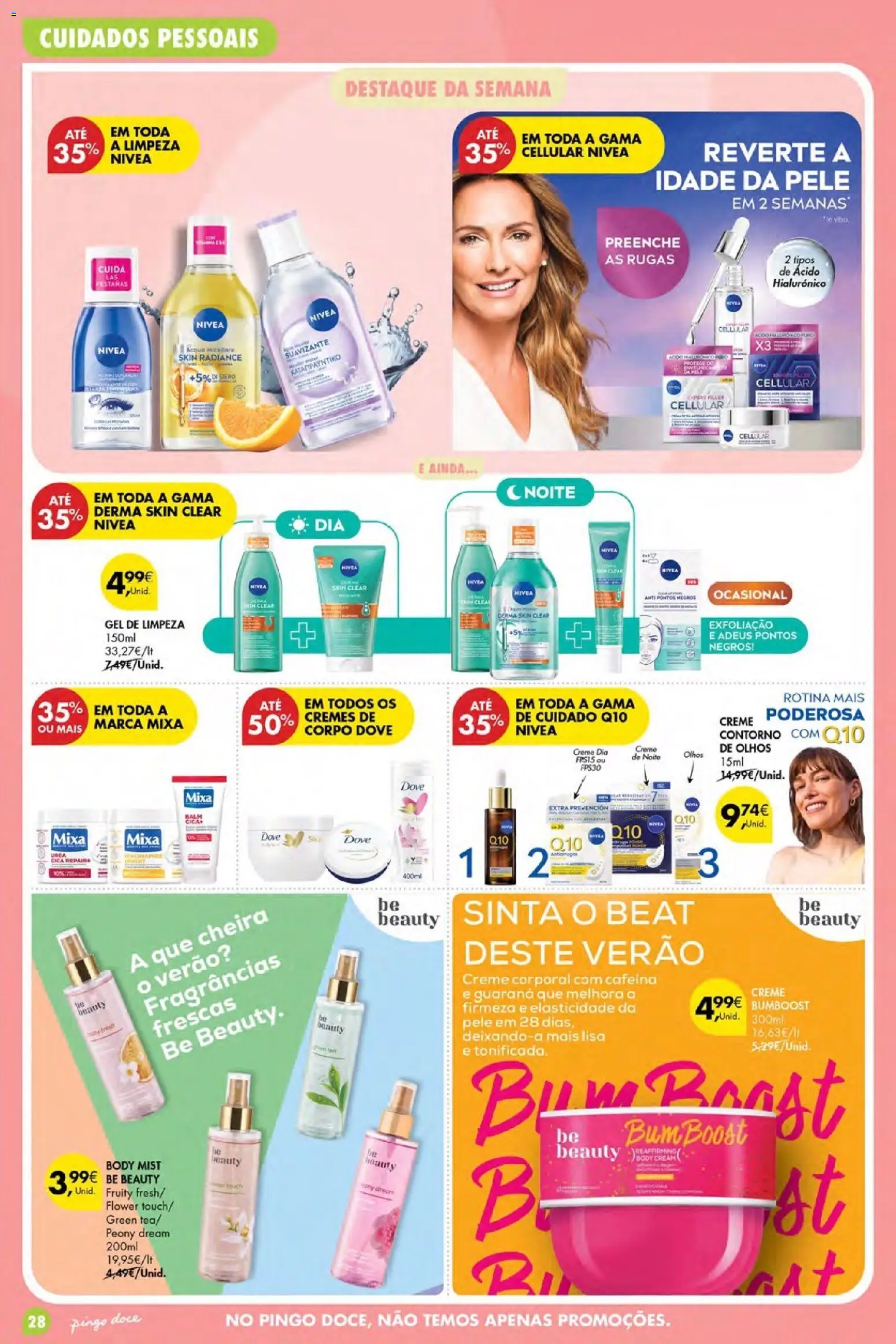 Pingo Doce Poupe Esta Semana Madeira │ válido de 11.06.2026 | Página: 28 | Produtos: Creme corporal, Creme, Gel de limpeza