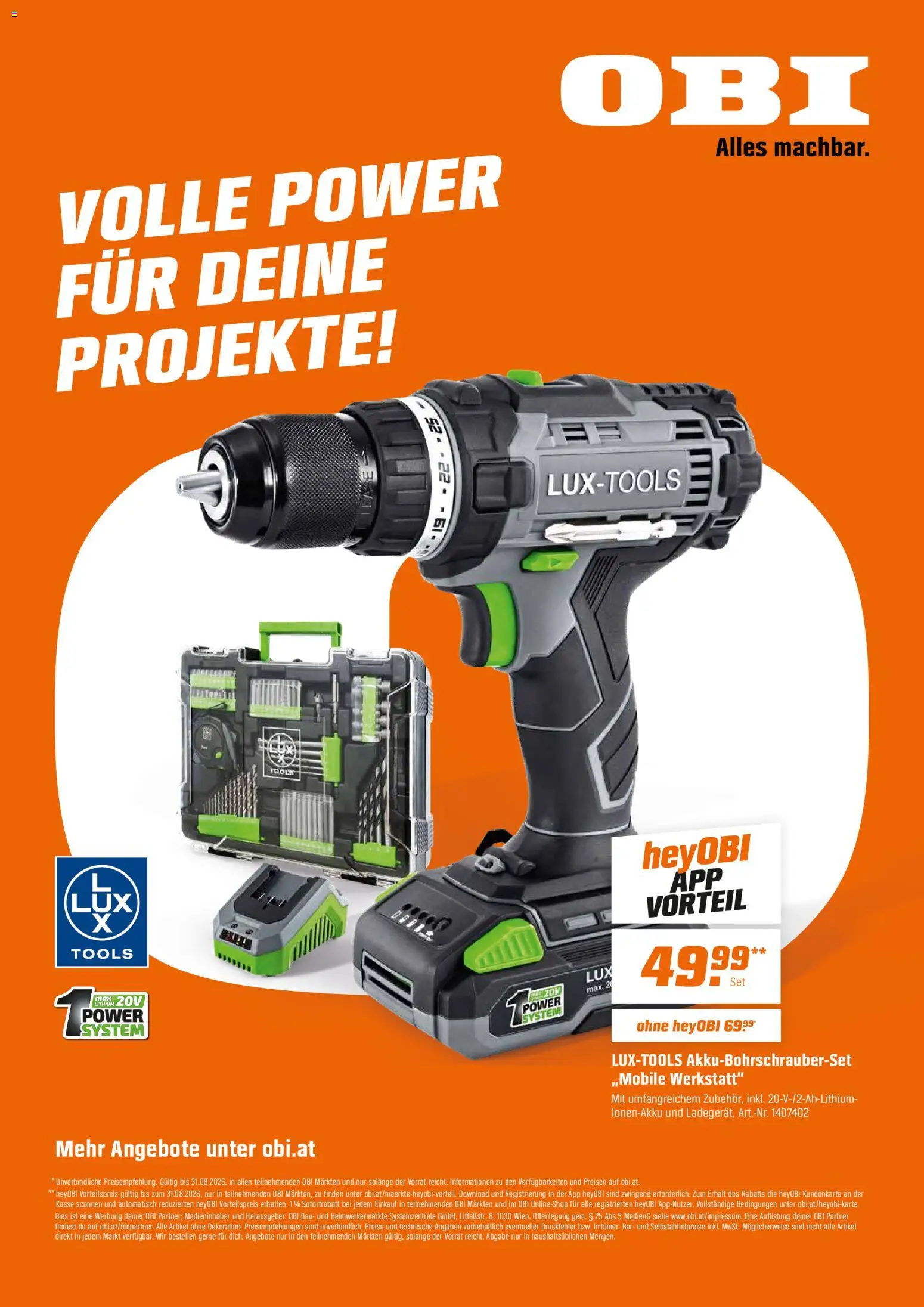 OBI Flugblatt gültig ab 01.08.2026 | Seite: 12