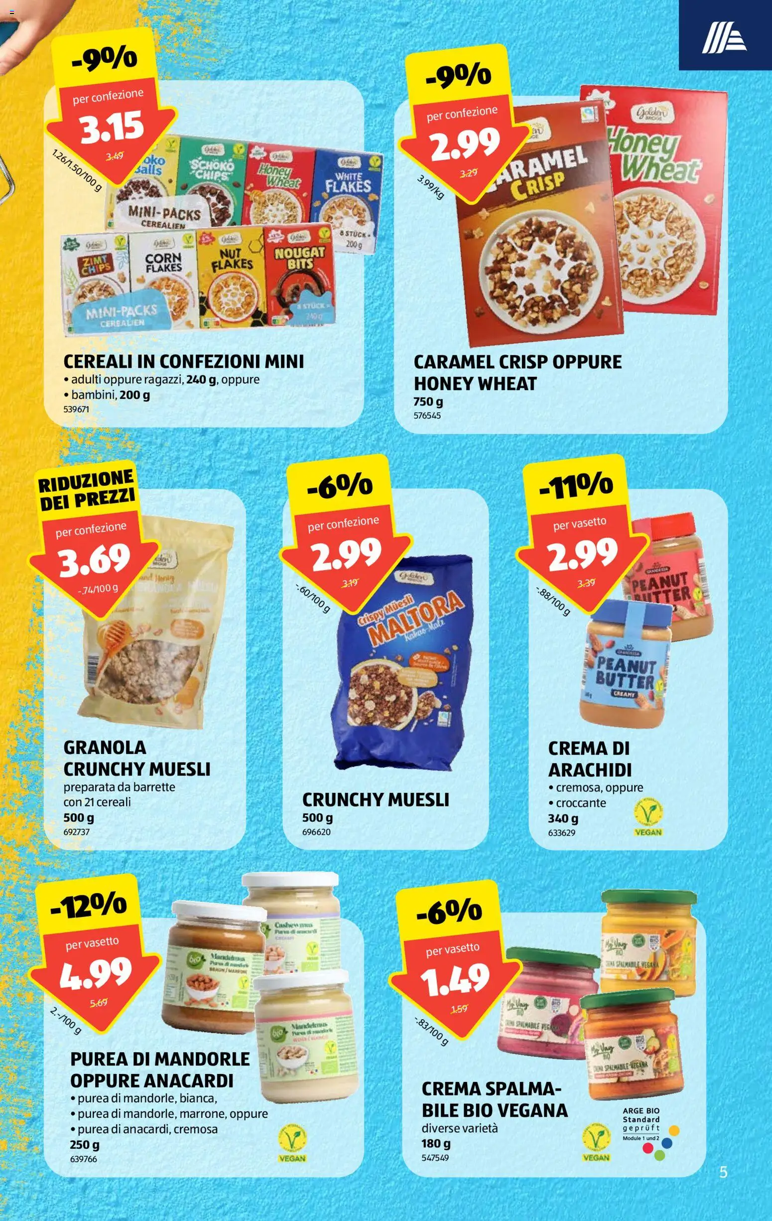 Aldi aktionen IT – gültig ab 03.09.2026 | Seite: 5 | Produkte: Butter, Chips