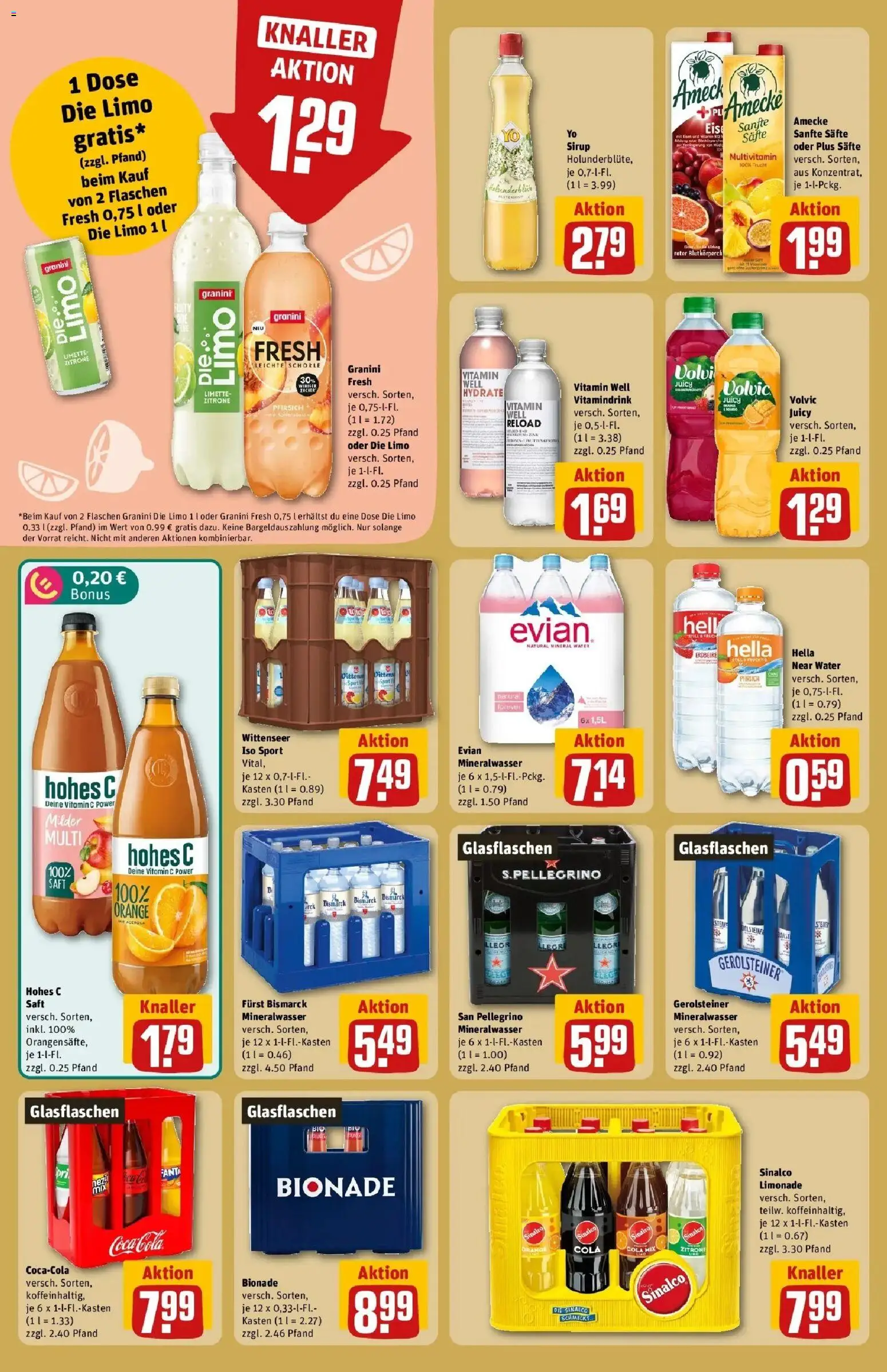 REWE Prospekt ab 21.09.2026 zum Blättern » Angebote | Seite: 24 | Produkte: Coca cola, Mineralwasser, Volvic, Gerolsteiner
