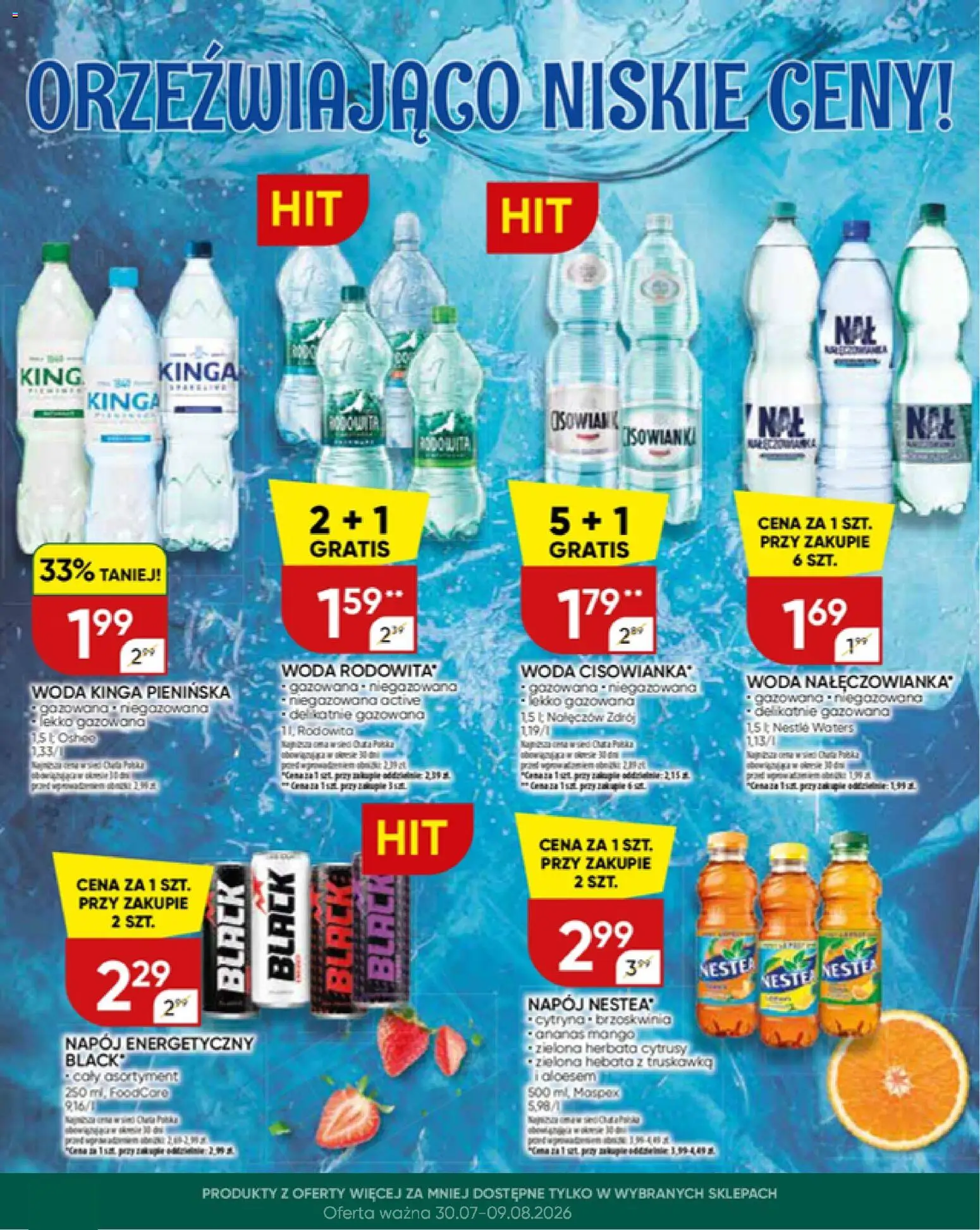 Chata Polska gazetka od 30.07.2026 | Strona: 28 | Produkty: Cytryna, Brzoskwinia, Herbata, Woda