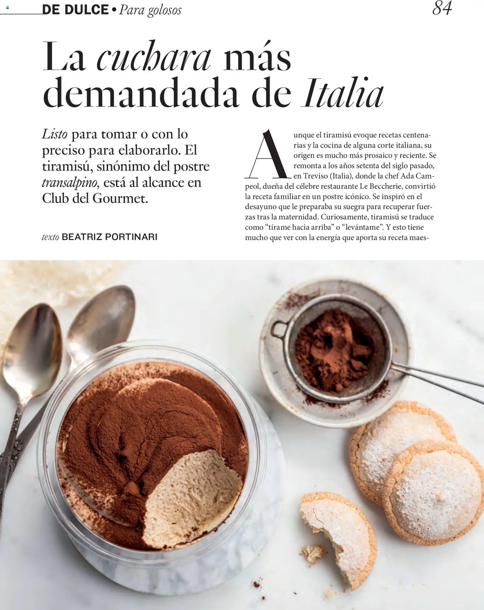 El Corte Inglés ofertas │ válido desde el 22/06/2026 | Página: 84 | Productos: Dulce, Tiramisú, Postre, Cocina